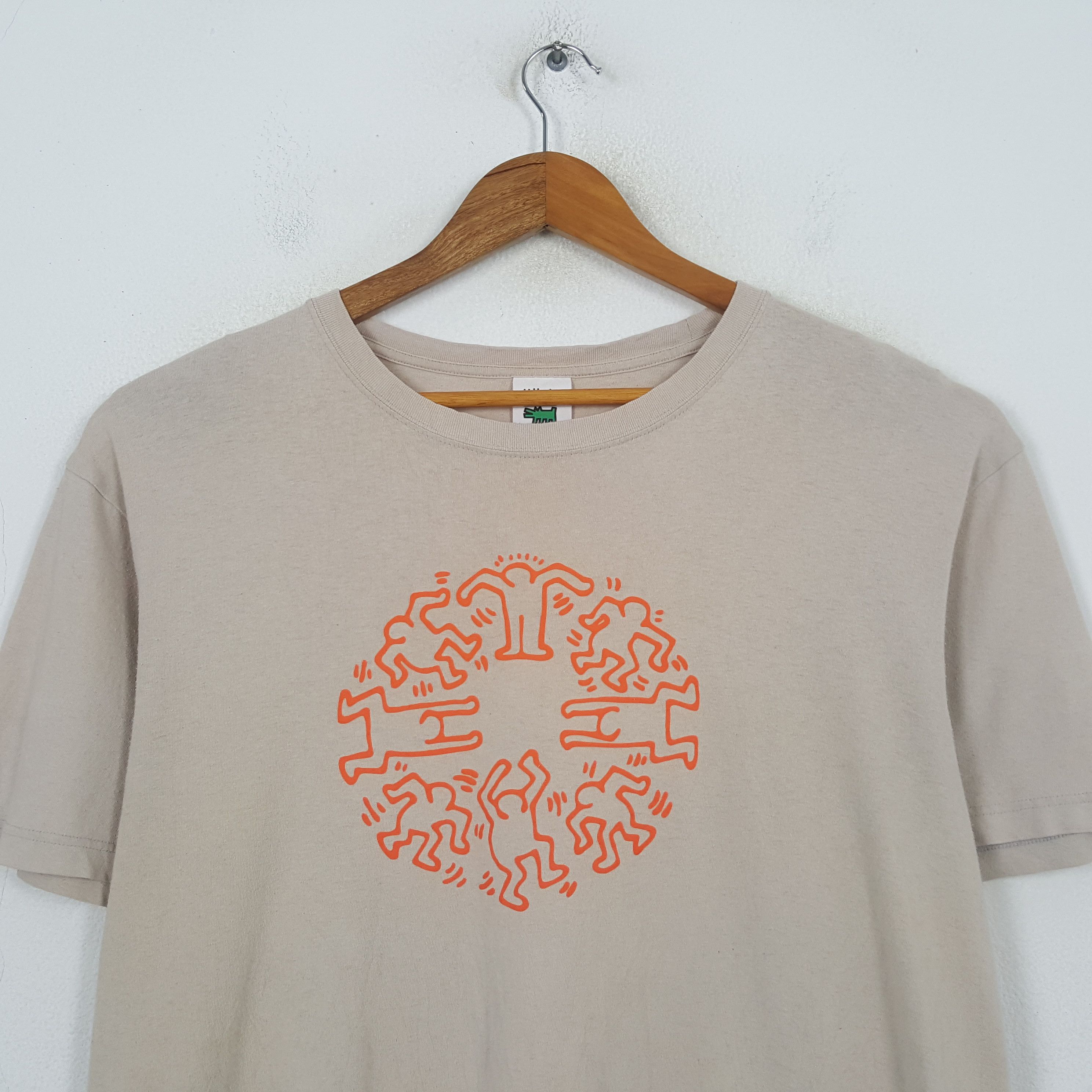 Keith Haring Vintage Keith Haring American Pop Art Artist T-shirt RR30 Size US XL / EU 56 / 4 - 2 Thumbnail