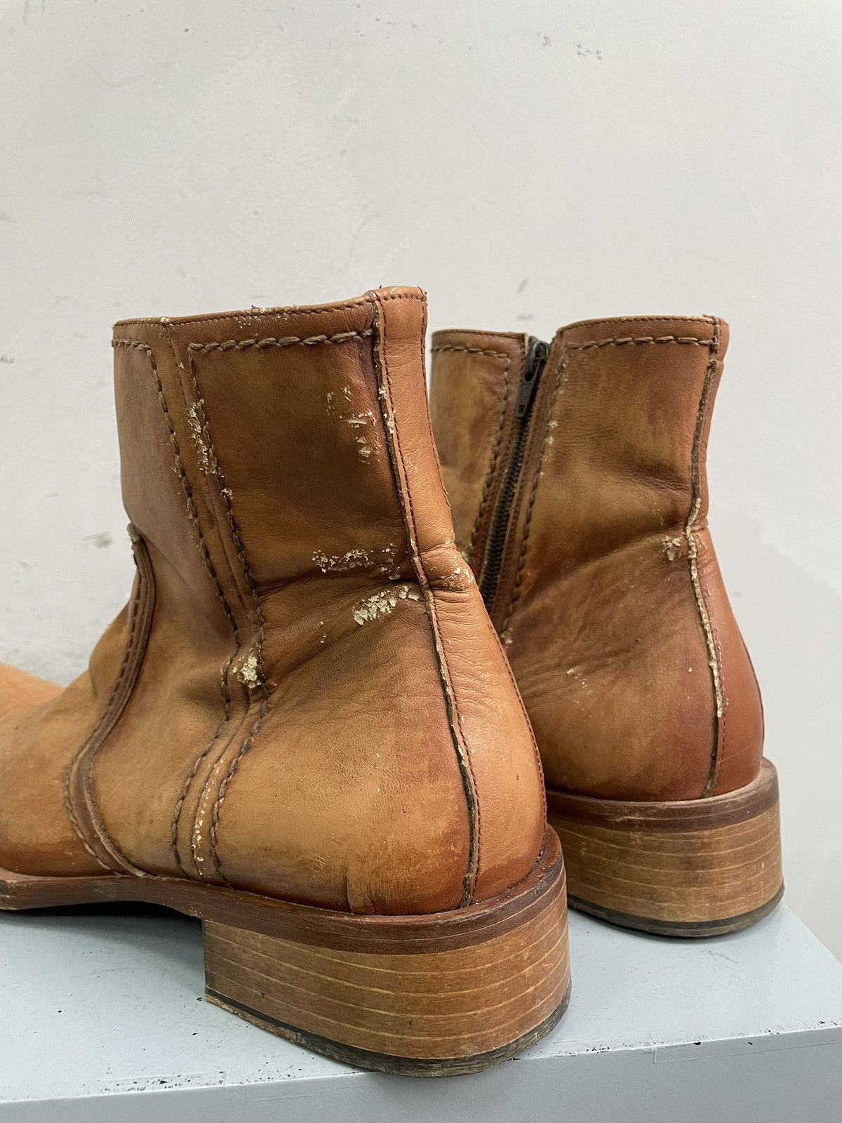 Hedi Slimane Western hype if six was nine boots japanese moto fashion Size US 9.5 / EU 42-43 - 8 Thumbnail
