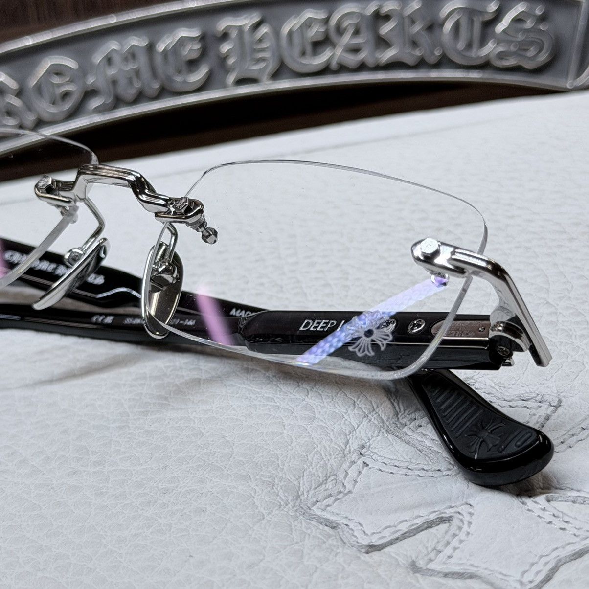 Chrome Hearts Chrome Hearts DEEP I Glasses Size ONE SIZE - 11 Thumbnail