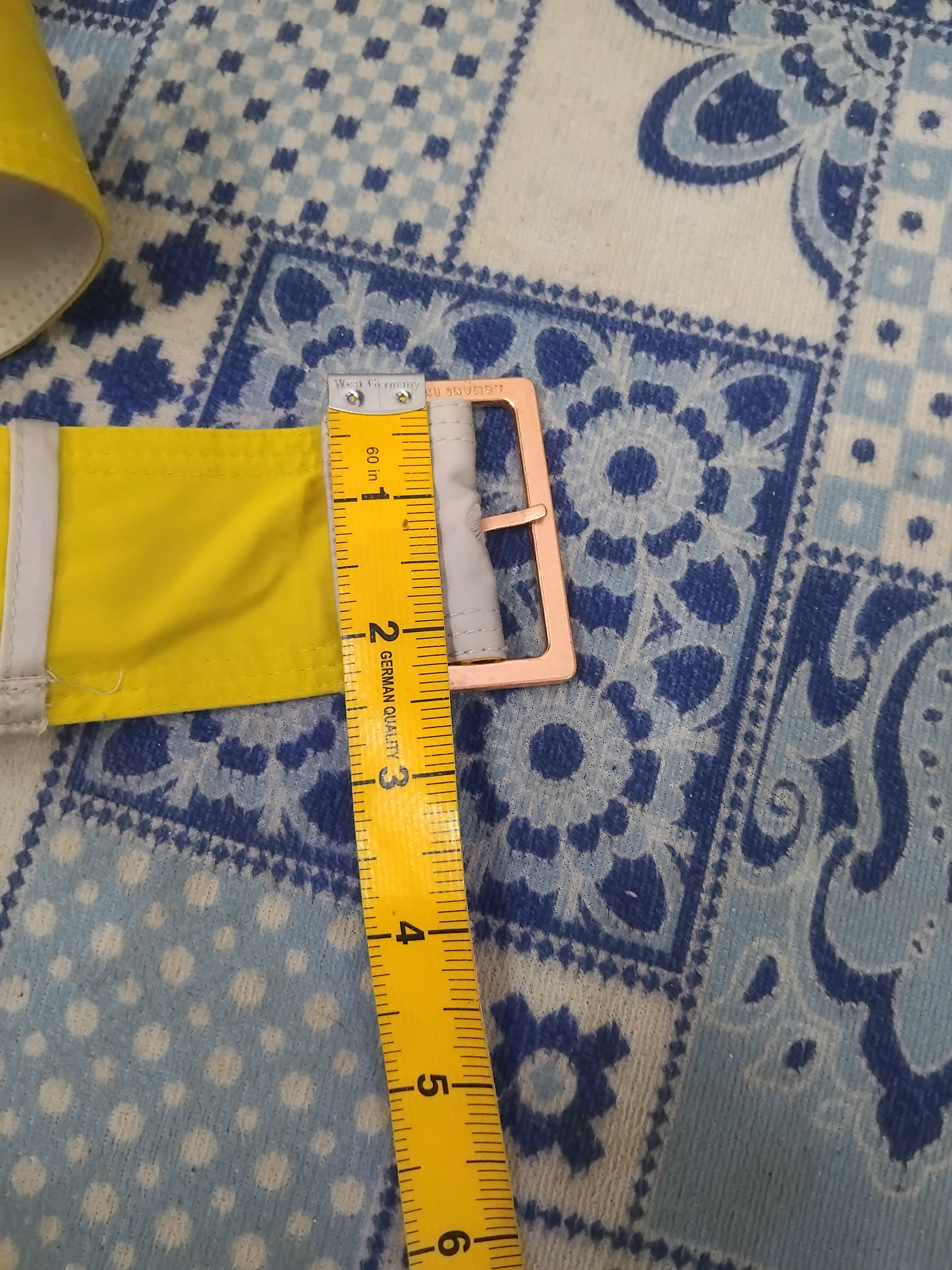 Armani Exchange 💥Armani exchange yellow colour cotton belt Size ONE SIZE - 5 Thumbnail