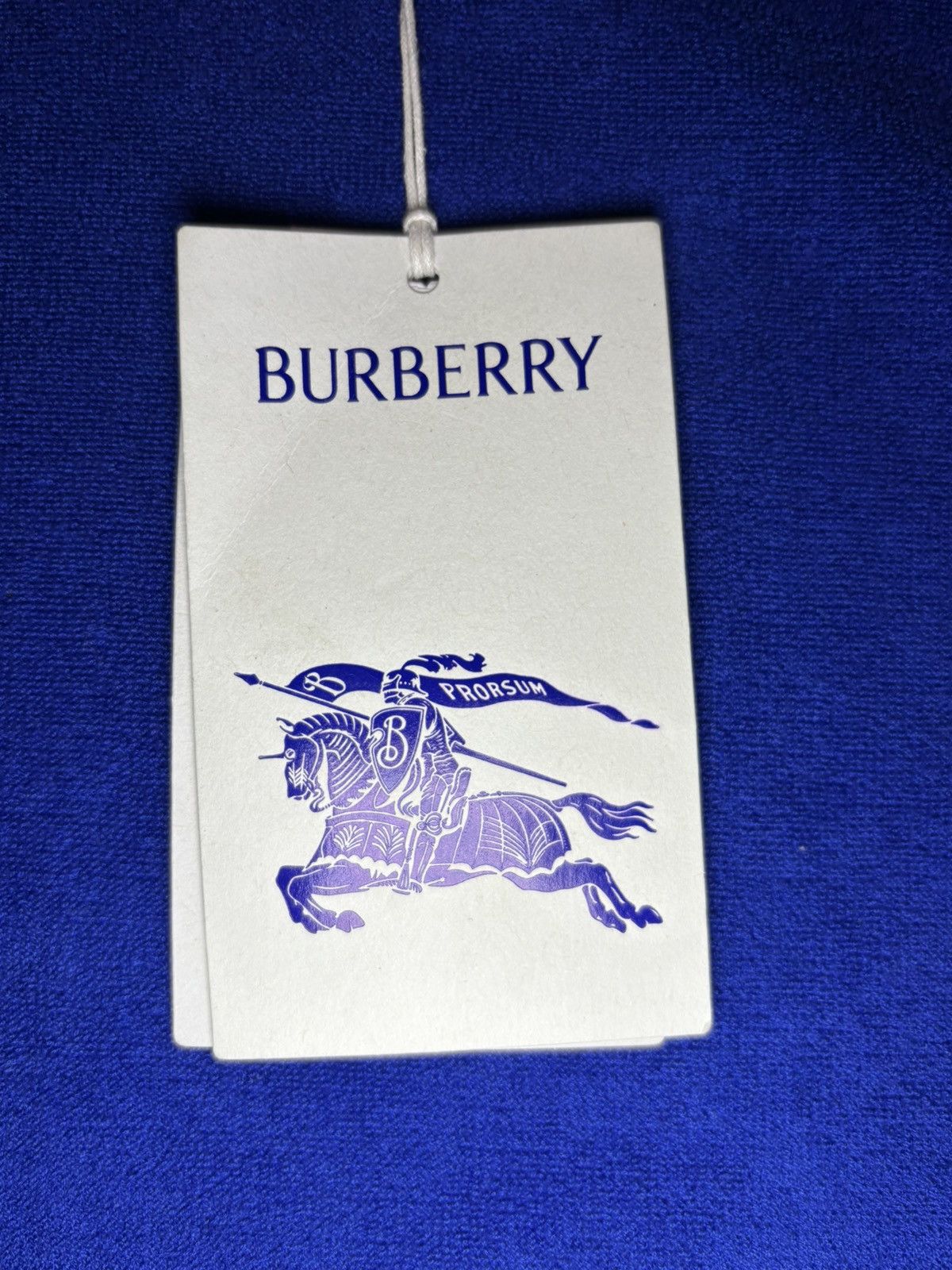 Burberry Size Medium - Burberry EKD-motif towelling T-shirt Size US M / EU 48-50 / 2 - 5 Thumbnail