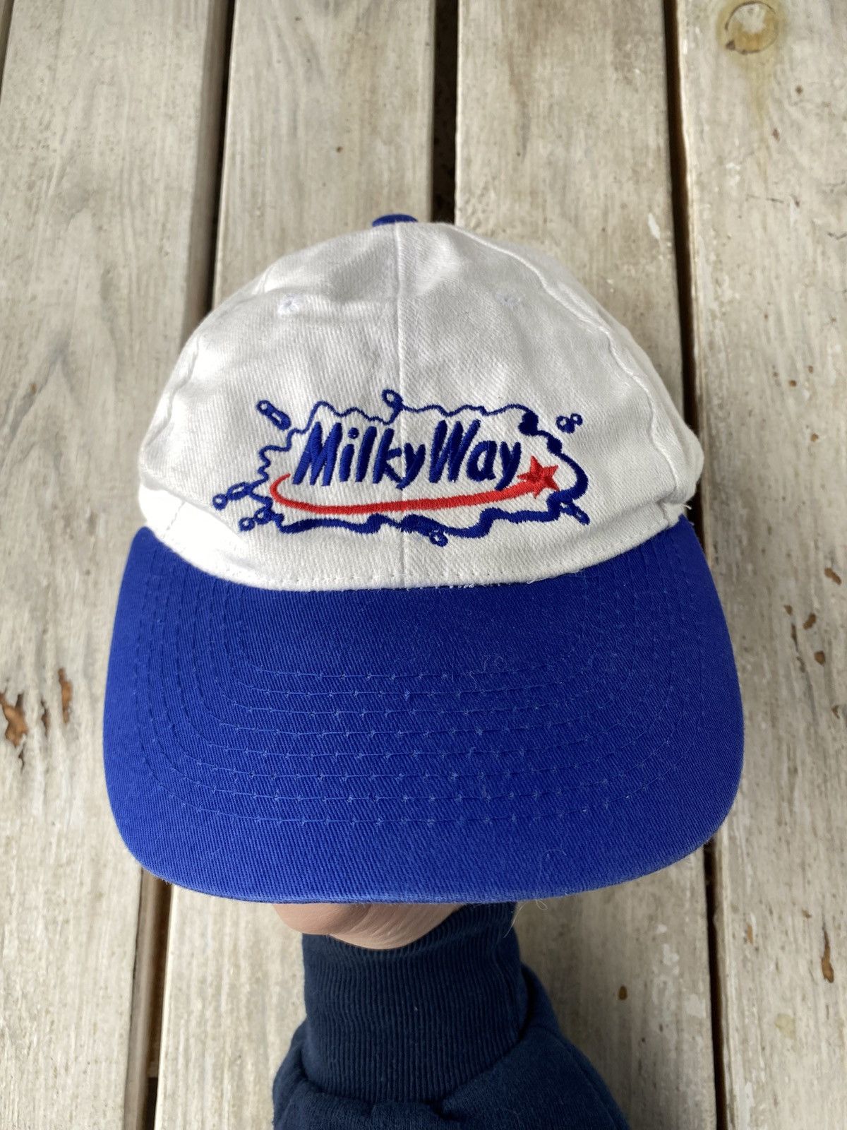 Chocolate × Vintage Vintage 90s Rare Cap Milky Way Chocolate Hype Y2K Size ONE SIZE - 2 Thumbnail
