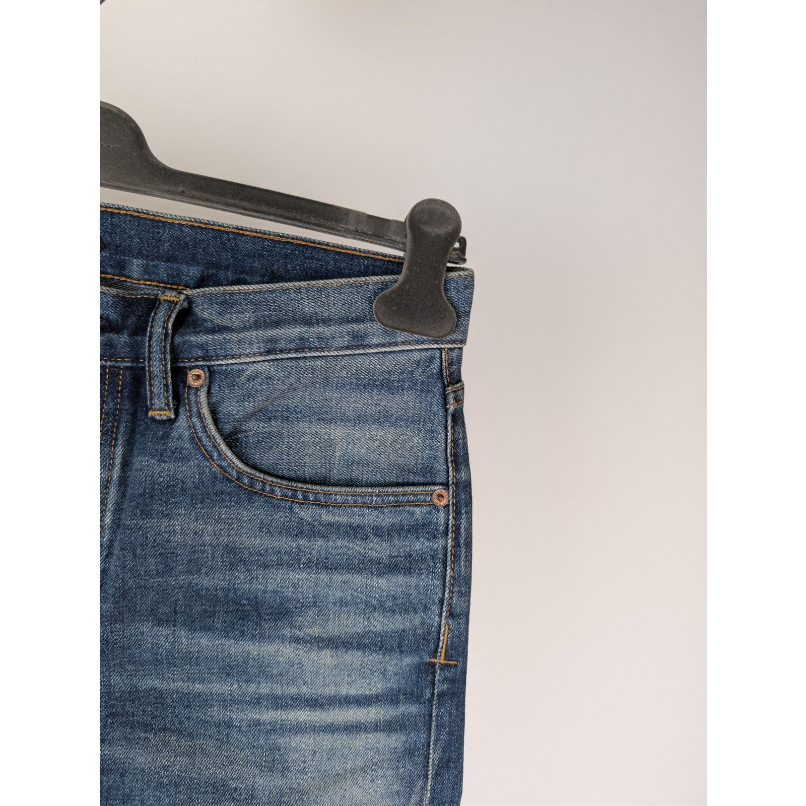 Tom Ford o1rshd1 Slim Fit Denim Jeans in Washed Dark Indigo Size US 32 / EU 48 - 5 Thumbnail