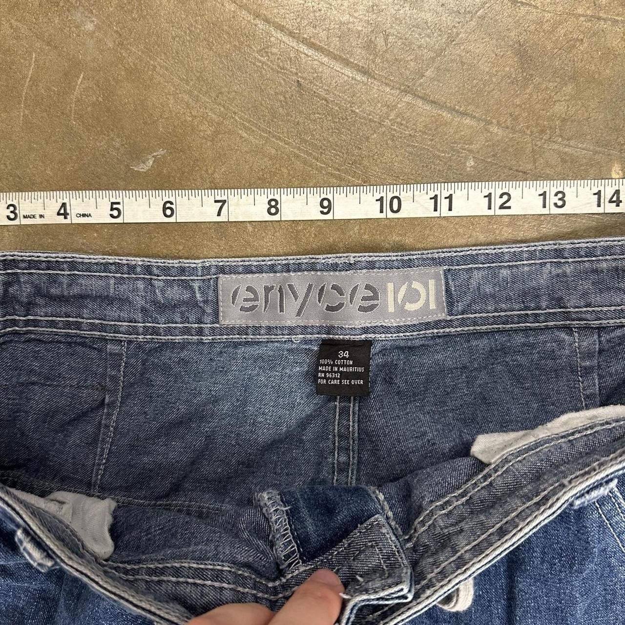 Enyce Y2K Enyce 101 Baggy Cargo Jeans 36 x 31 Size US 36 / EU 52 - 4 Thumbnail