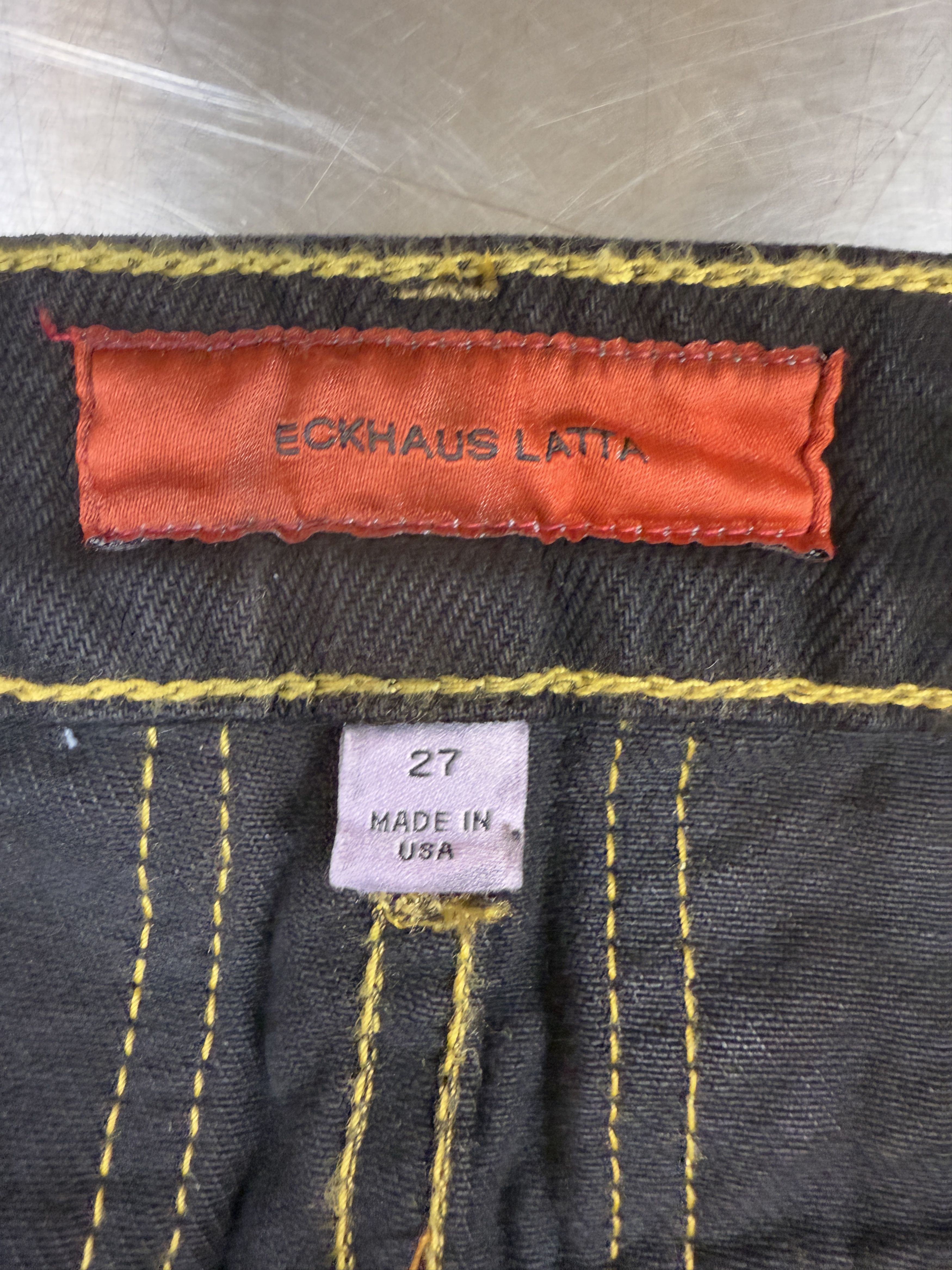 Eckhaus Latta $450 Eckhaus Latta El Jeans Size US 27 - 9 Thumbnail