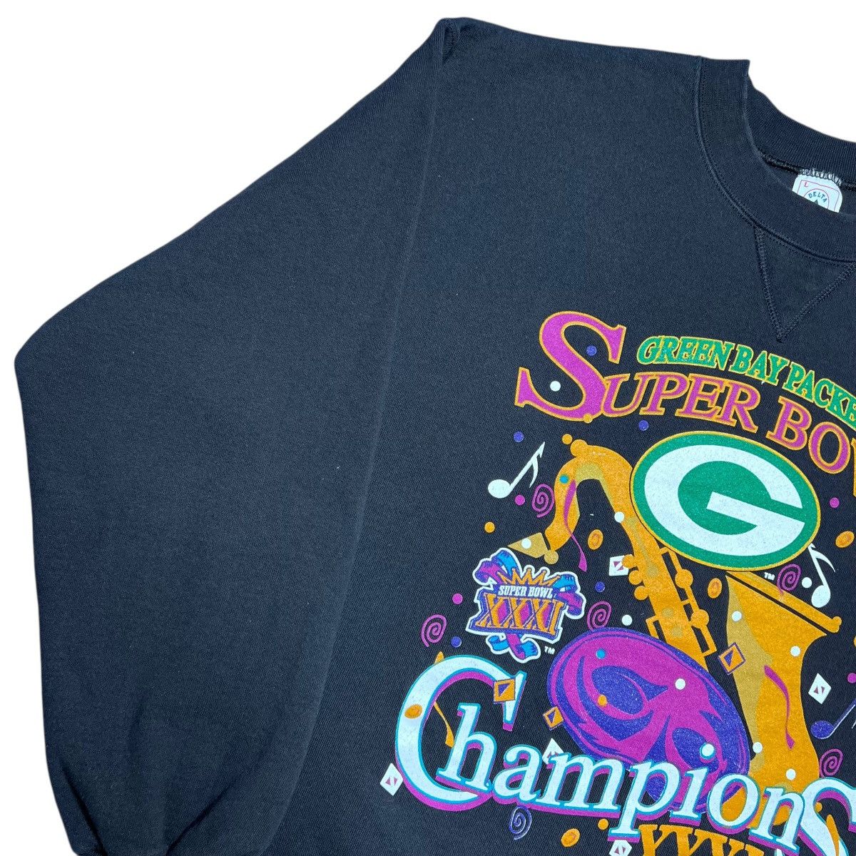 NFL × Vintage 1997 NFL Green Bay Packers Super Bowl Champions Sweatshirt Size US L / EU 52-54 / 3 - 17 Thumbnail