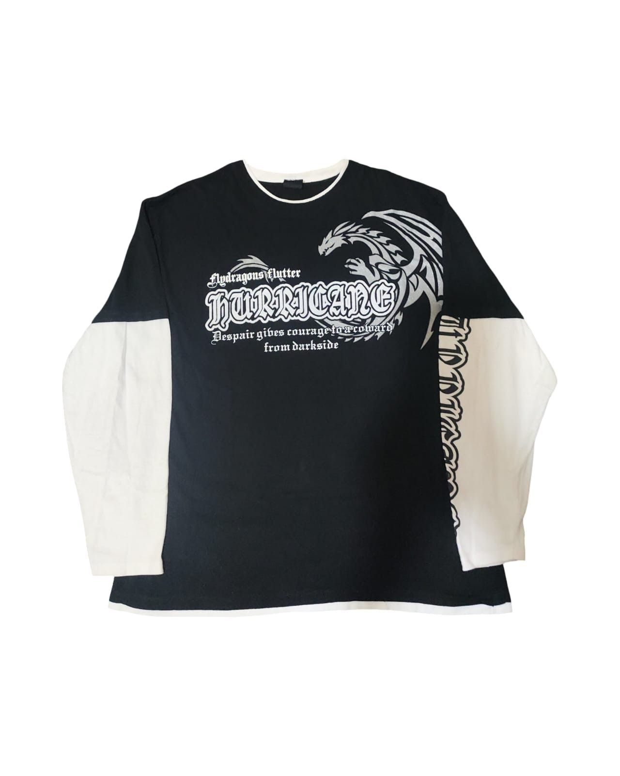 Vintage Beaumere Double Layer Grunge Y2K Style Long Sleeve Size US XL / EU 56 / 4 - 1 Thumbnail