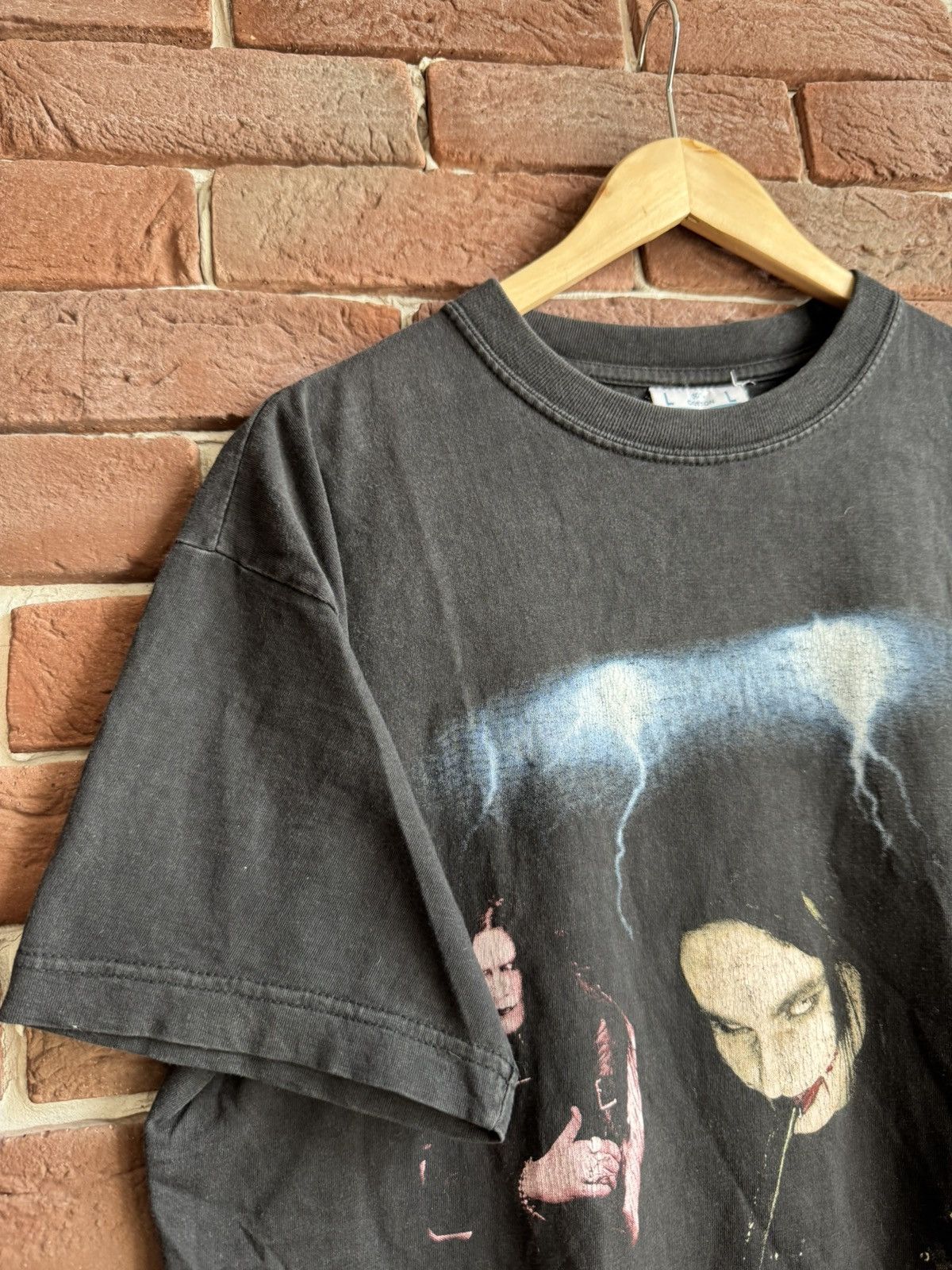 Band Tees Rare Vintage 90s Cradle Of Filth Dani Filth Band T-shirt Size US L / EU 52-54 / 3 - 5 Thumbnail
