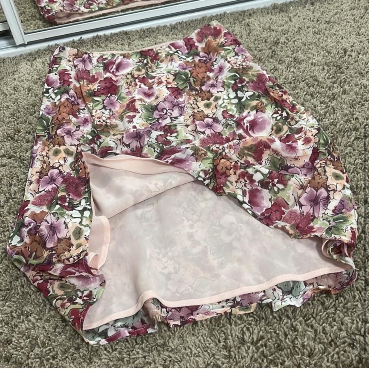 Lilly Pulitzer × Vintage Floral Skirt Size 25" / US 0 / IT 36 - 4 Thumbnail
