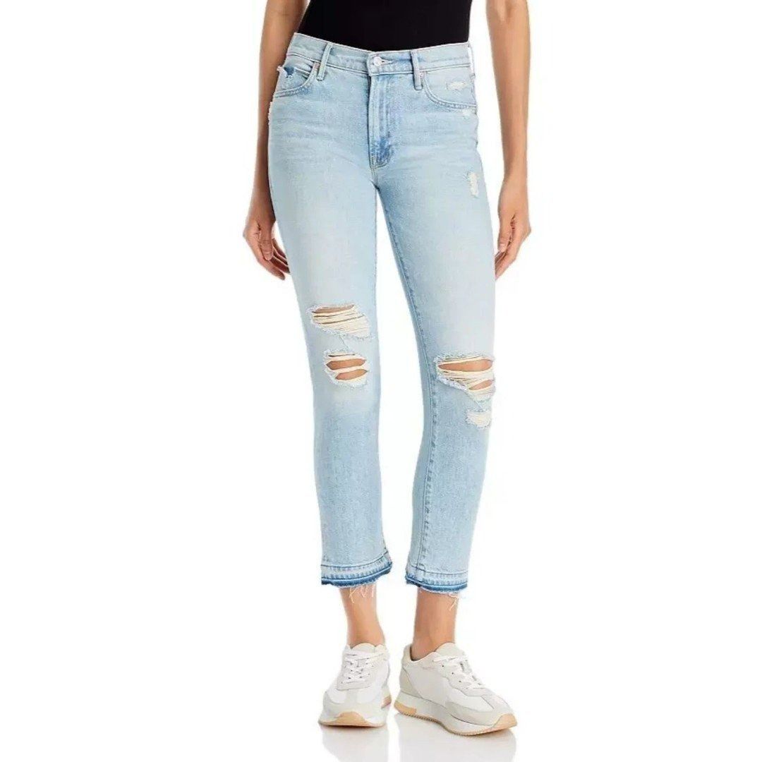 MOTHER MOTHER The Rascal Ankle Undone Hem Vacation Temptation High Size 23" - 3 Thumbnail