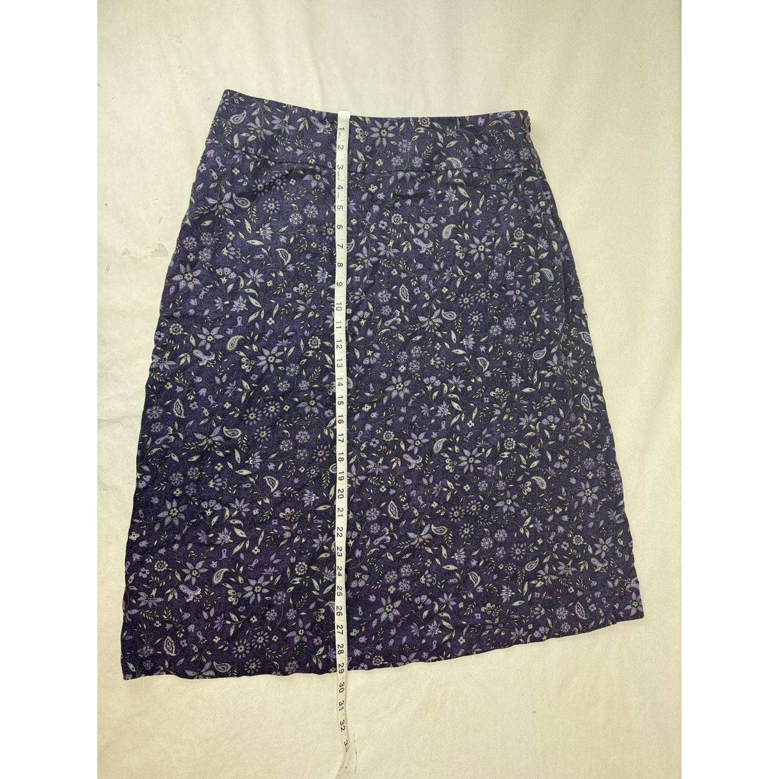Other VINTAGE Y2K 90s Women Midi Skirt Talbots Cottagecore 14 Size 36" / US 14 / IT 50 - 3 Thumbnail