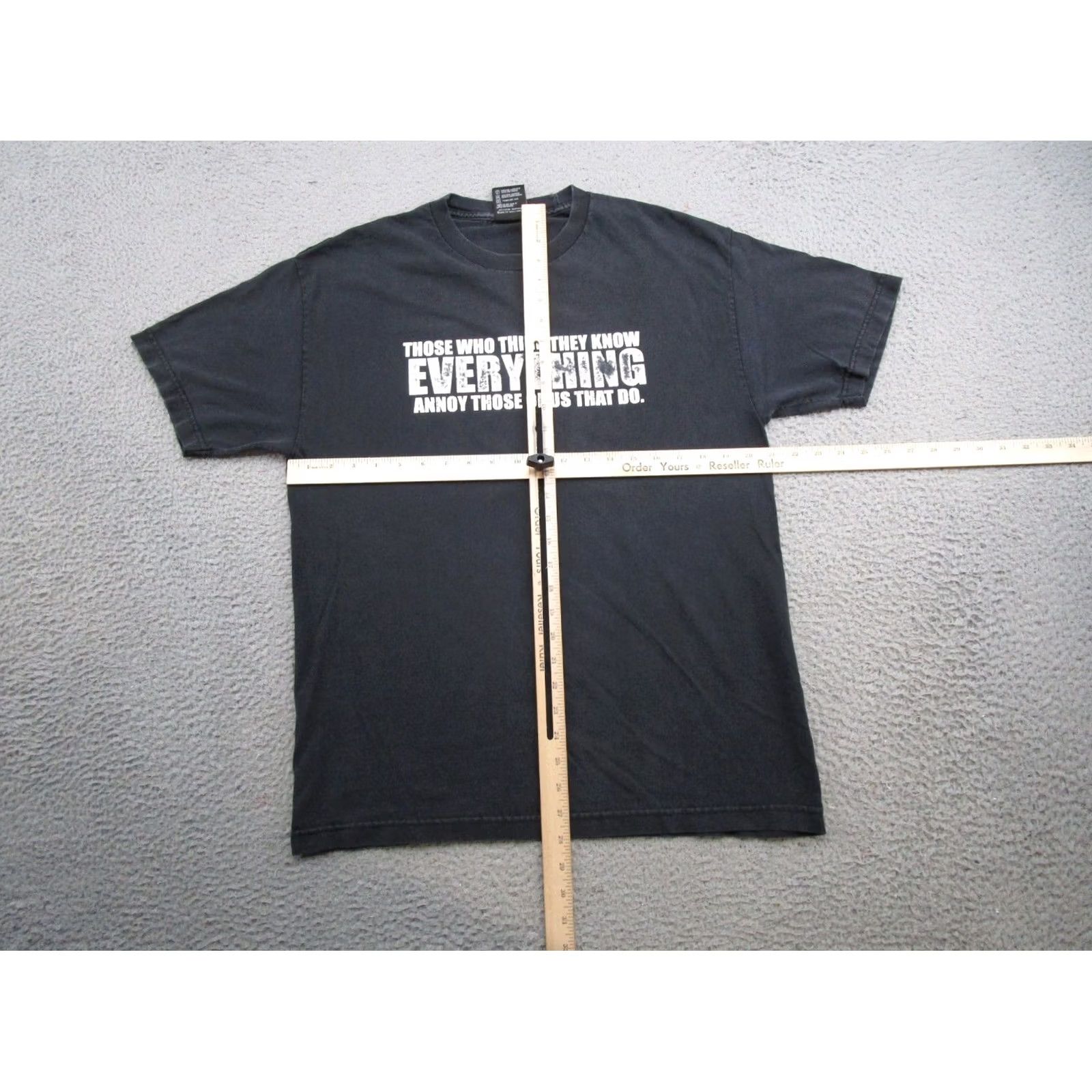 Vintage VINTAGE Top Heavy Tee Shirt Adult Mens XL Black Cotton Short Sleeve Crew Neck 90s Skateboarding Grunge, Size XL Size US XL / EU 56 / 4 - 6 Thumbnail