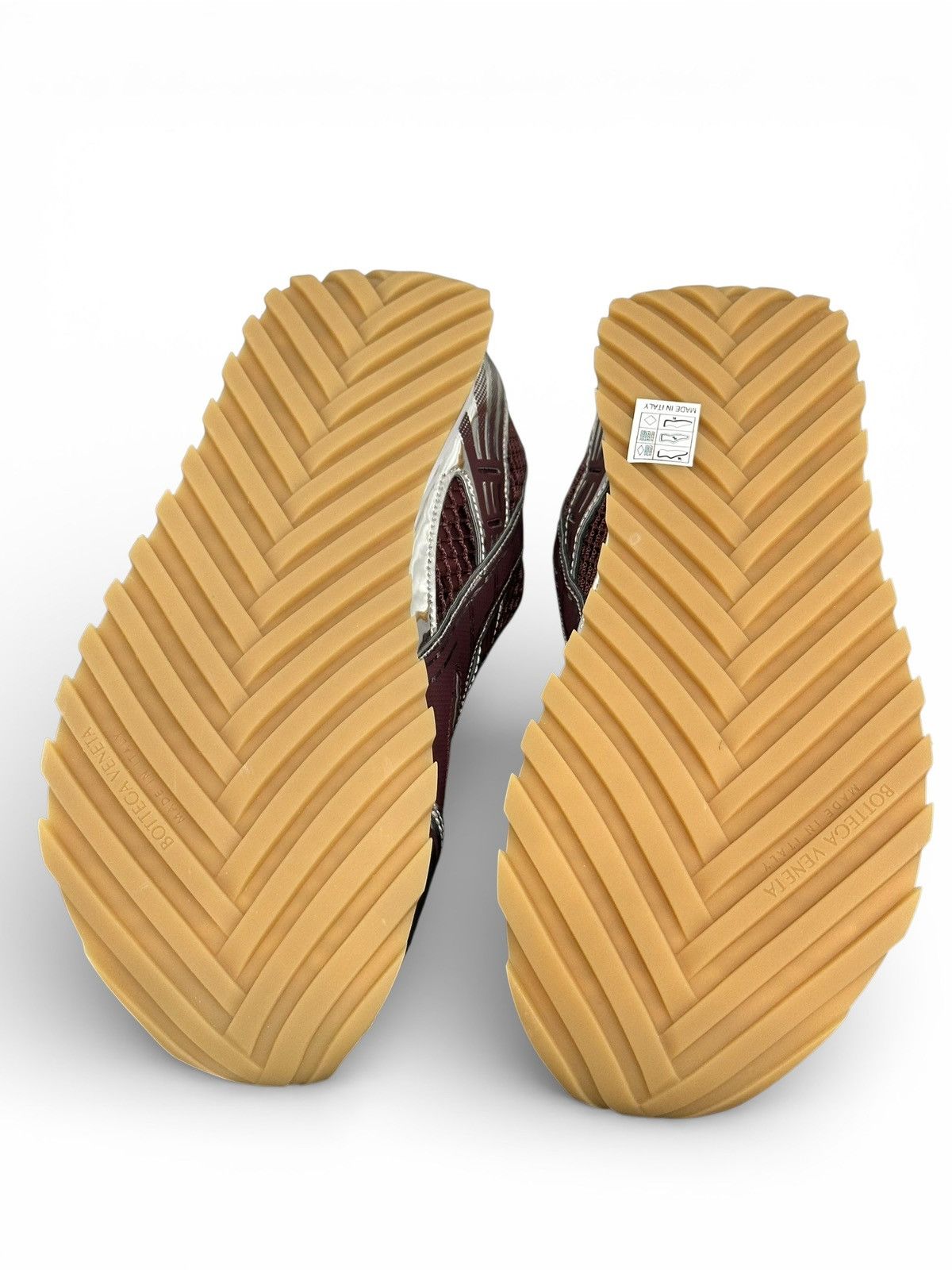 Bottega Veneta Bottega Burgundy Silver Orbits Sneakers Size US 11 / EU 44 - 7 Thumbnail