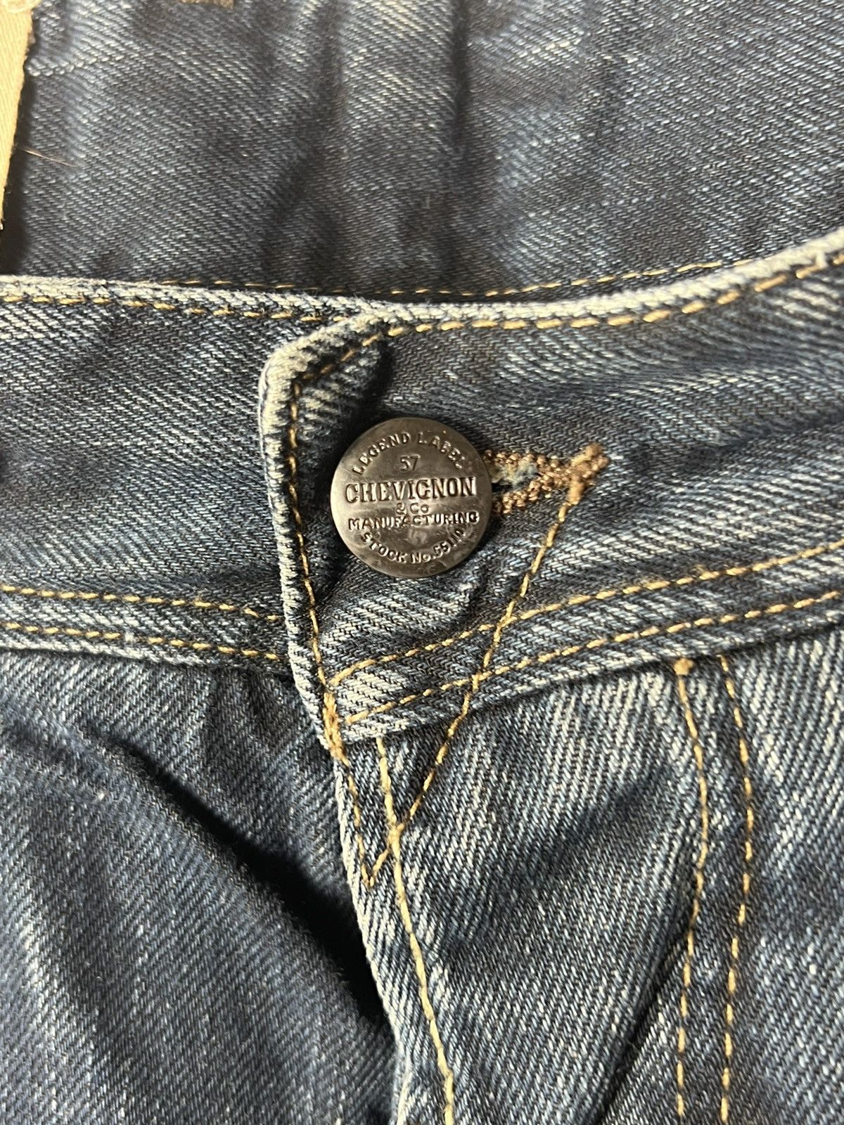Chevignon Chevignon Jeans Leather pocket pants Size US 33 - 8 Thumbnail