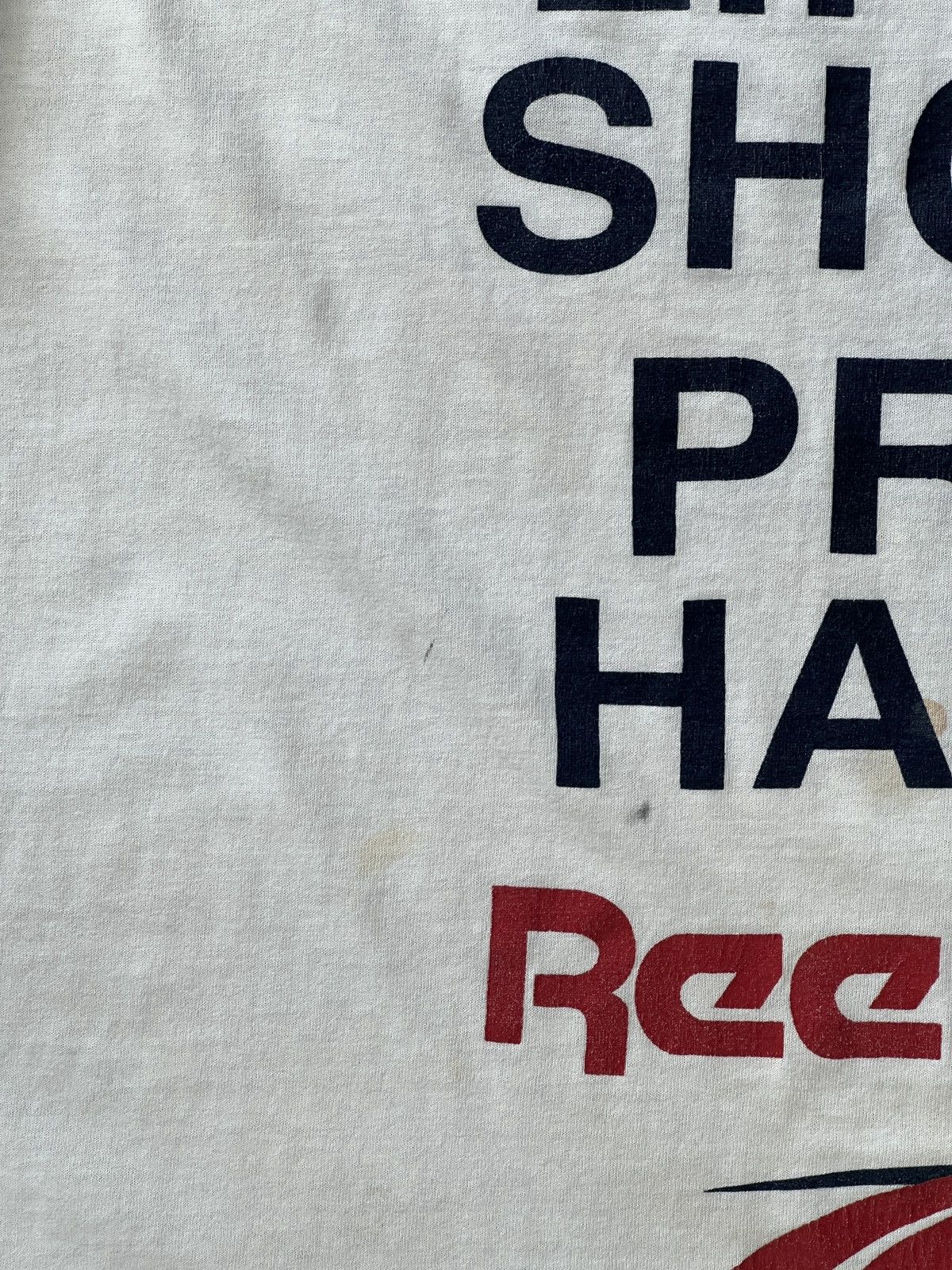 Vintage Vintage Reebok Life is Short Cross Jesus Religious Tee Large Size US L / EU 52-54 / 3 - 6 Thumbnail