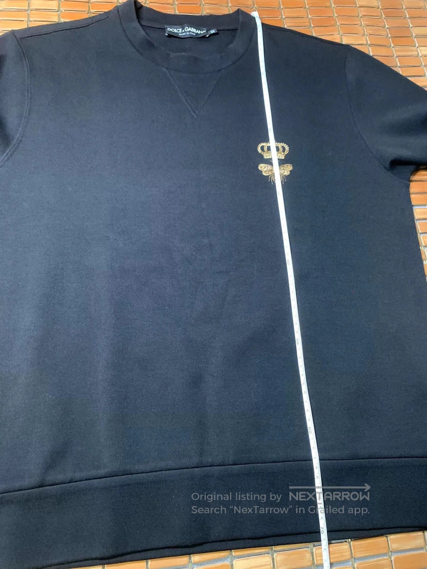 Dolce & Gabbana Dolce & Gabbana Crown Bee Embroidery Sweatshirt. Size US M / EU 48-50 / 2 - 8 Thumbnail