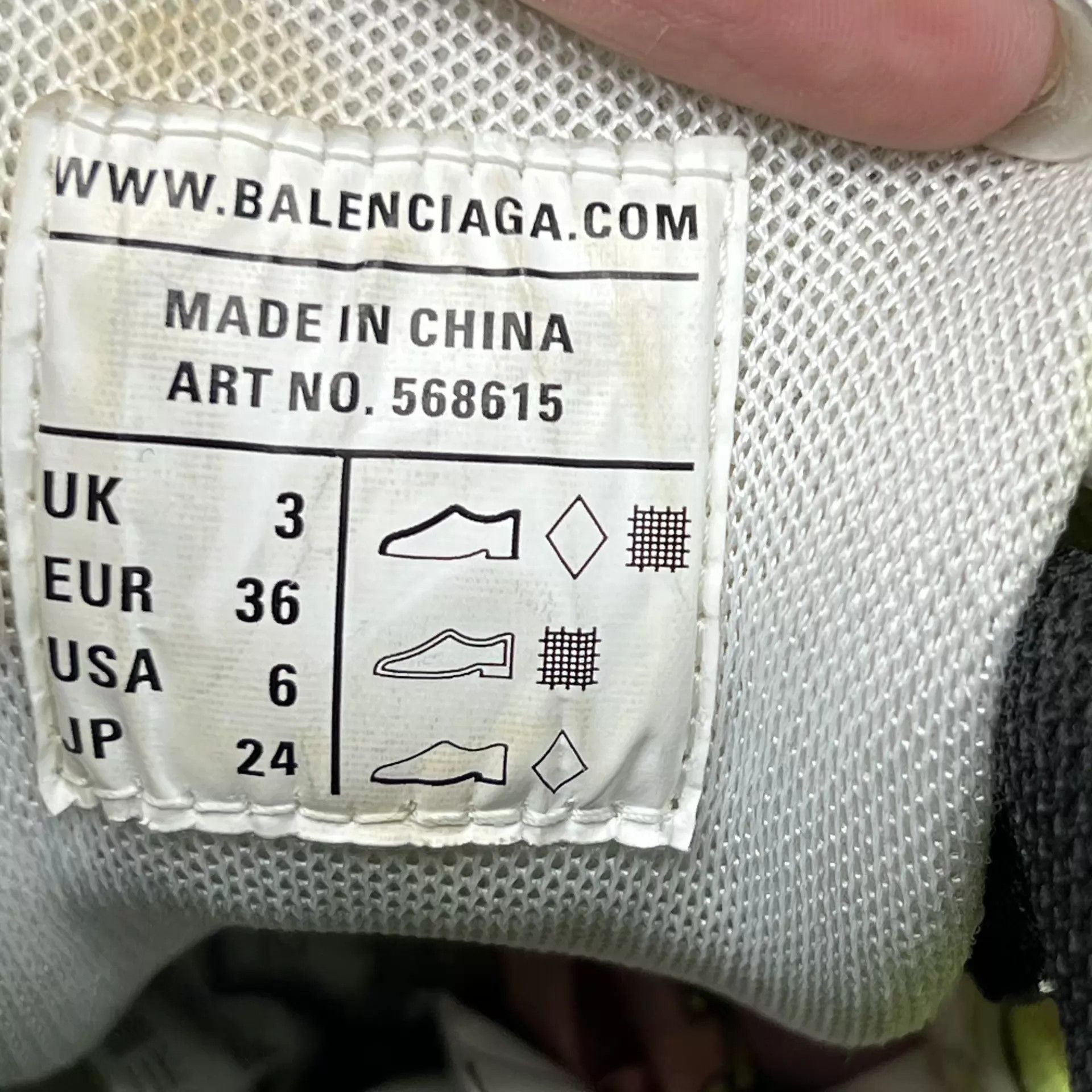 Balenciaga Balenciaga Track2 White & Yellow Women's Size 36 Size US 5.5 / IT 35.5 - 8 Thumbnail