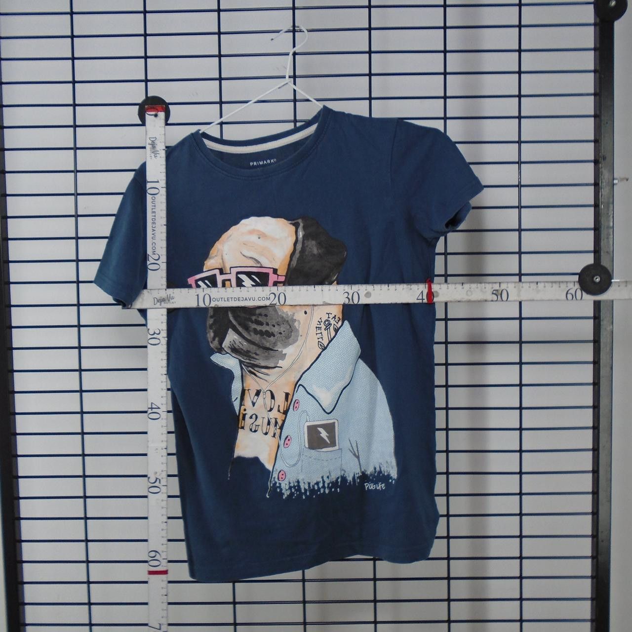 Vintage Women's T-Shirt Primark. Dark blue. XS. Used. Good Size XS / US 0-2 / IT 36-38 - 6 Thumbnail