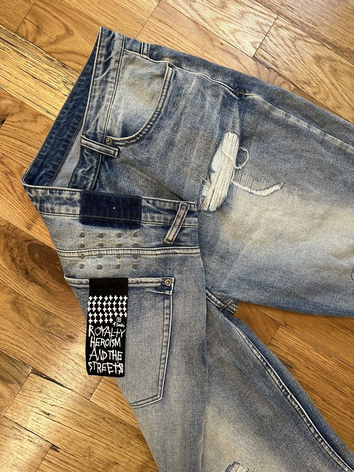 Ksubi Ksubi Sex Drugs Blue Denim Jeans Size 40 Size US 40 / EU 56 - 5 Thumbnail
