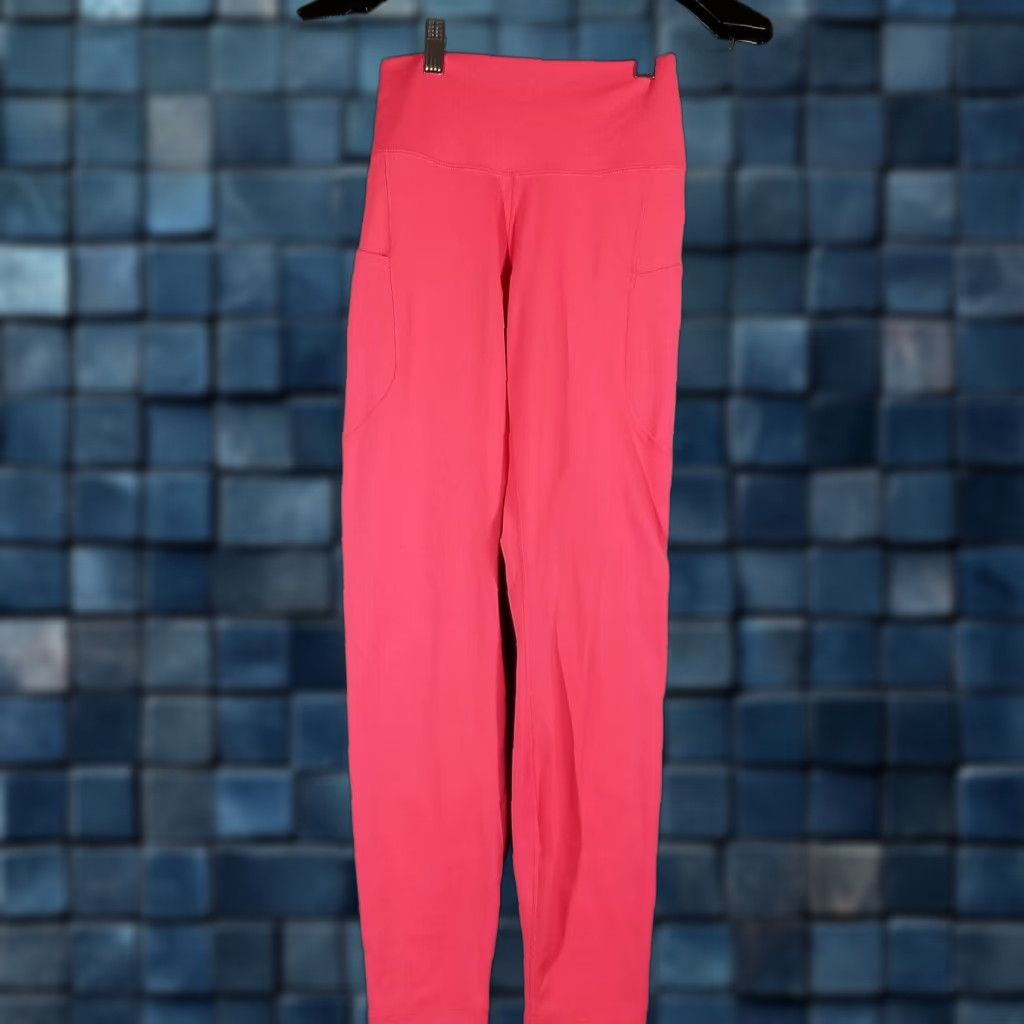 Nike Nike Leggings One Women’s Small Pink High-Waisted Pockets 7/8 FN3241-629 NEW 0 Size 32" / US 10 / IT 46 - 1 Thumbnail