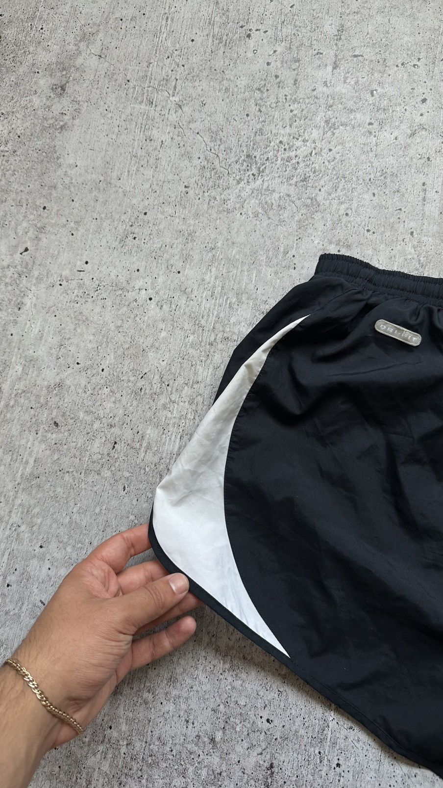 Nike × Vintage 90s Nike Dri Fit Vintage Nylon Running Shorts Size US 36 / EU 52 - 12 Thumbnail