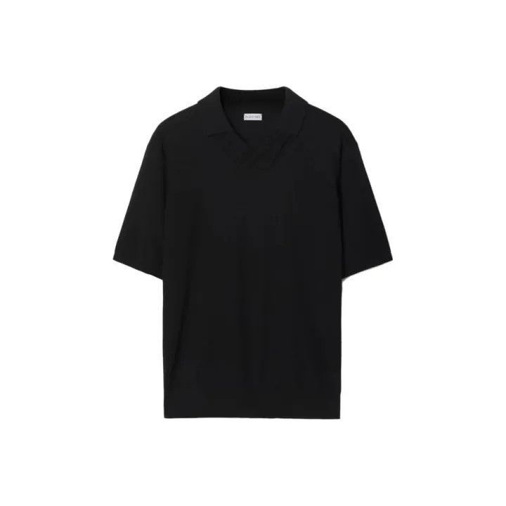 Burberry Burberry Burberry Black Short Sleeve Polo Shirt-2507 Size US XL / EU 56 / 4 - 2 Thumbnail