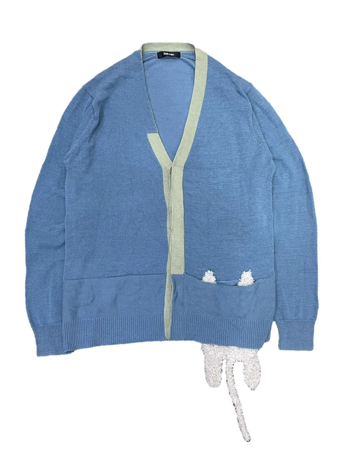 Issey Miyake Ne-Net By Issey Miyake 3D Monkey Pocket Cardigan Size US M / EU 48-50 / 2 - 1 Thumbnail