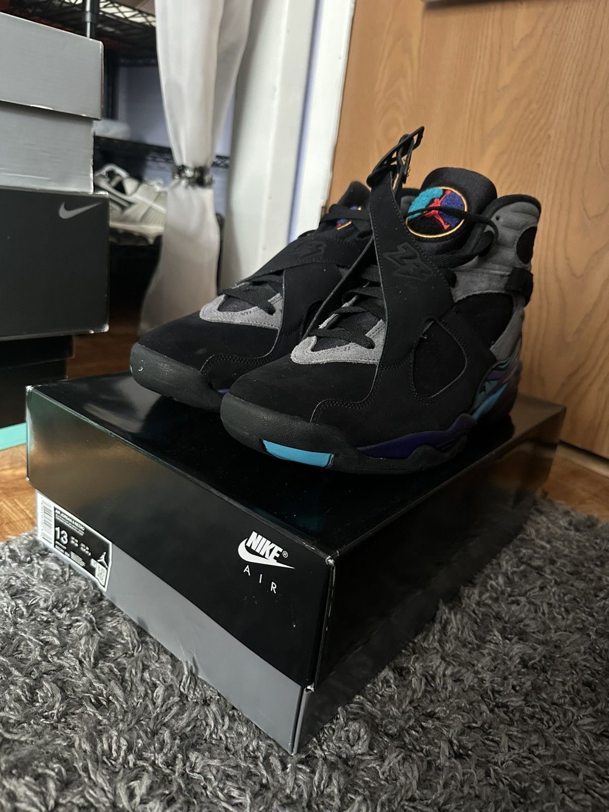 Jordan Brand Air Jordan Retro Aqua 8 Size US 13 / EU 46 - 1 Thumbnail