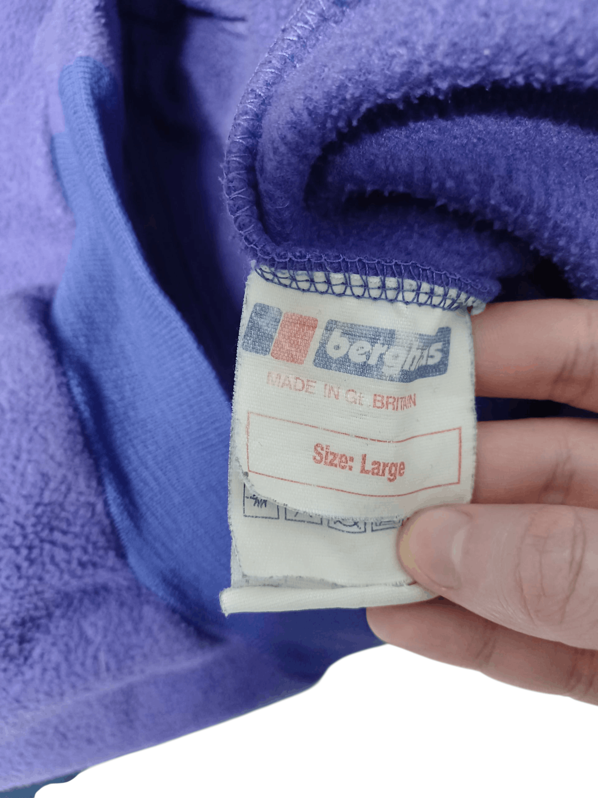 Berghaus BERGHAUS POLARTEC VINTAGE MADE IN UK FLEECE JACKET Size US L / EU 52-54 / 3 - 6 Thumbnail