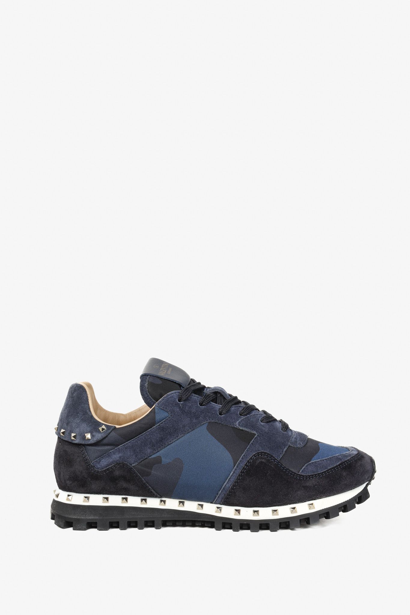 Valentino Valentino Garavani TN952Y0 Rockstud Soul Navy Camo sneakers Size US 10 / IT 40 - 1 Thumbnail