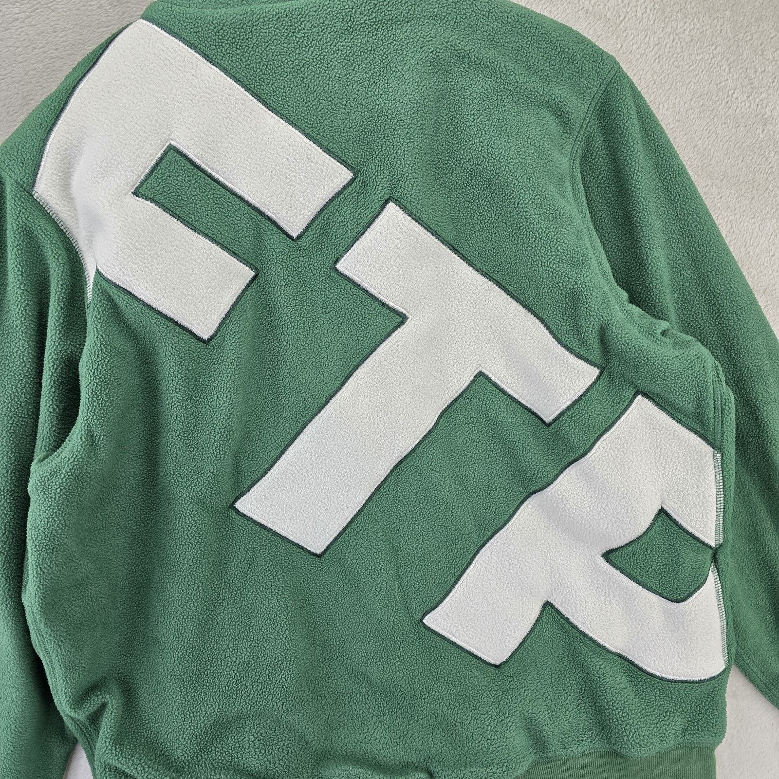Other FTP Sherpa Half Zip Jacket FW18 Mens Medium Green Fleece Size US M / EU 48-50 / 2 - 11 Thumbnail