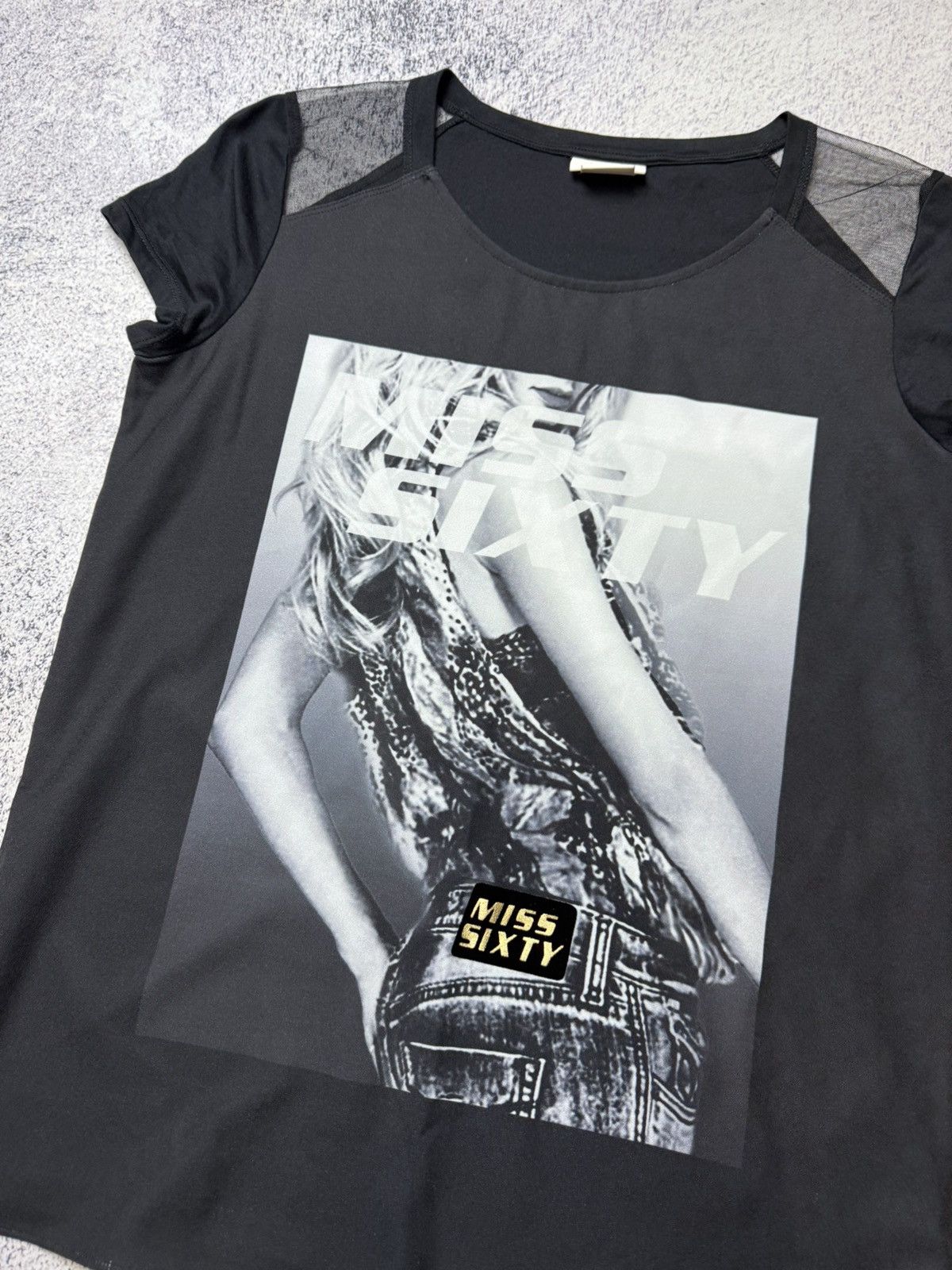 Miss Sixty Vintage Miss Sixty Sexy Logo Girl Gun Tee Y2K Awant Garde Size M / US 6-8 / IT 42-44 - 5 Thumbnail