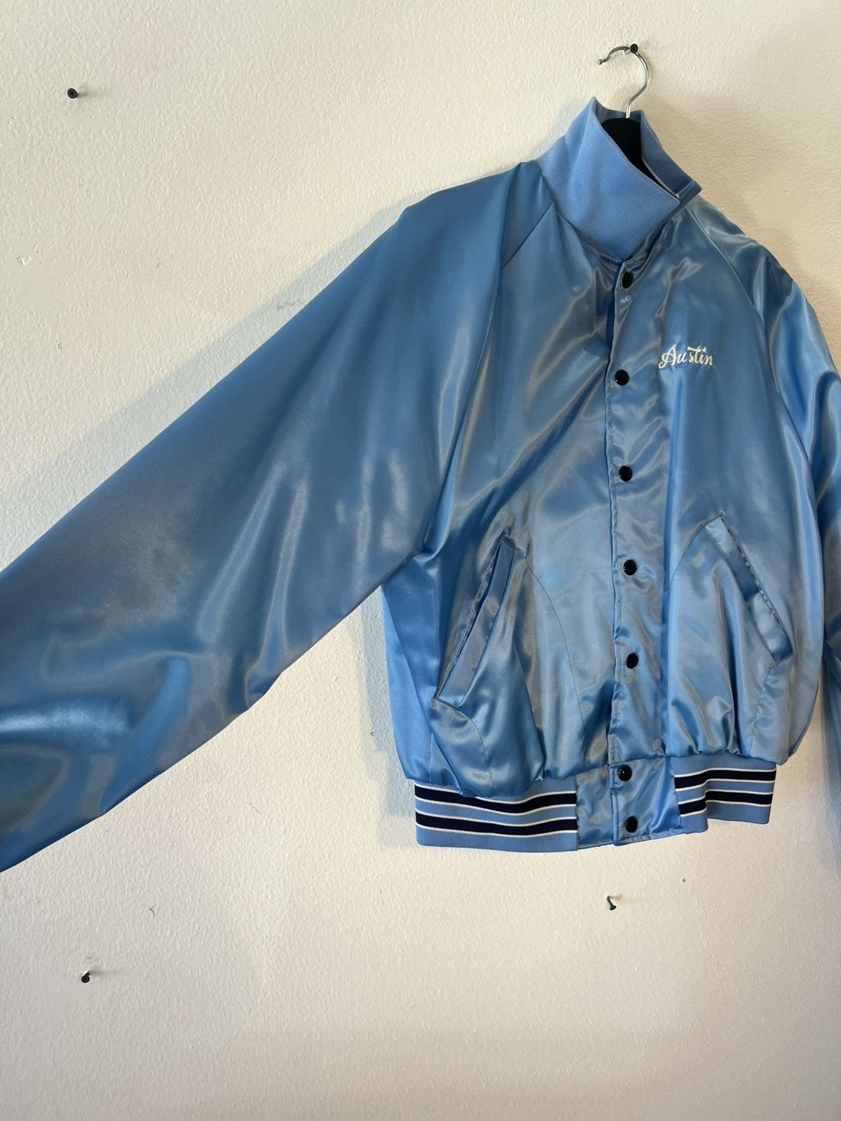 Vintage Vintage Baby Blue Hawaii Waikiki Beach Jacket Size US M / EU 48-50 / 2 - 3 Thumbnail
