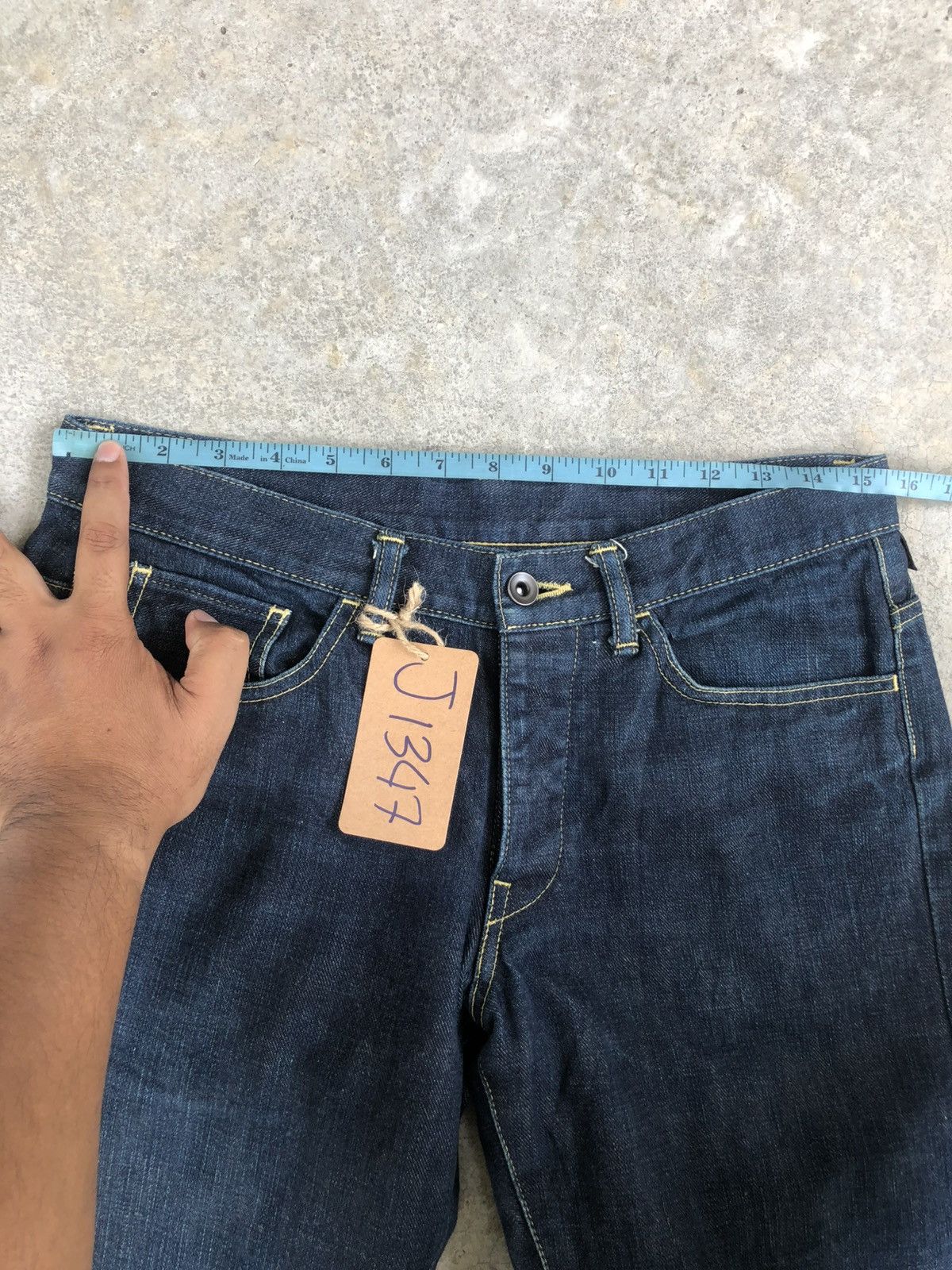 If Six Was Nine Japanese WJK Flared Jeans Bootcut Distressed J Cut Size US 31 - 20 Thumbnail