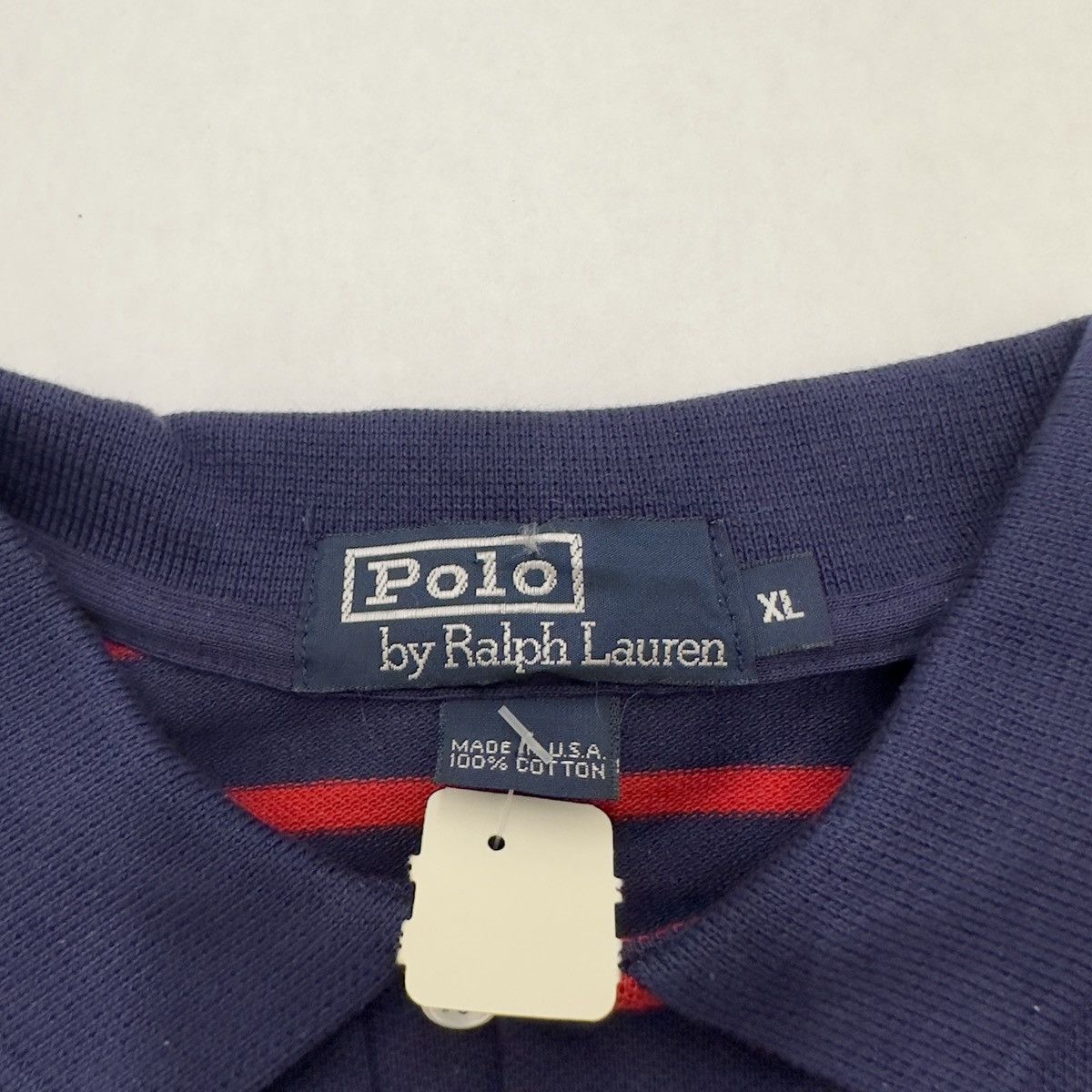 Polo Ralph Lauren × Vintage Vintage Polo Cross Flags shirt Size US XL / EU 56 / 4 - 4 Thumbnail