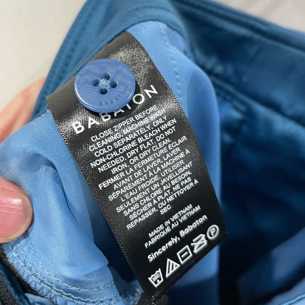 Other Babaton Command Blue Faux Leather Straight Ankle Pants US 6 Size 28" / US 6 / IT 42 - 5 Thumbnail