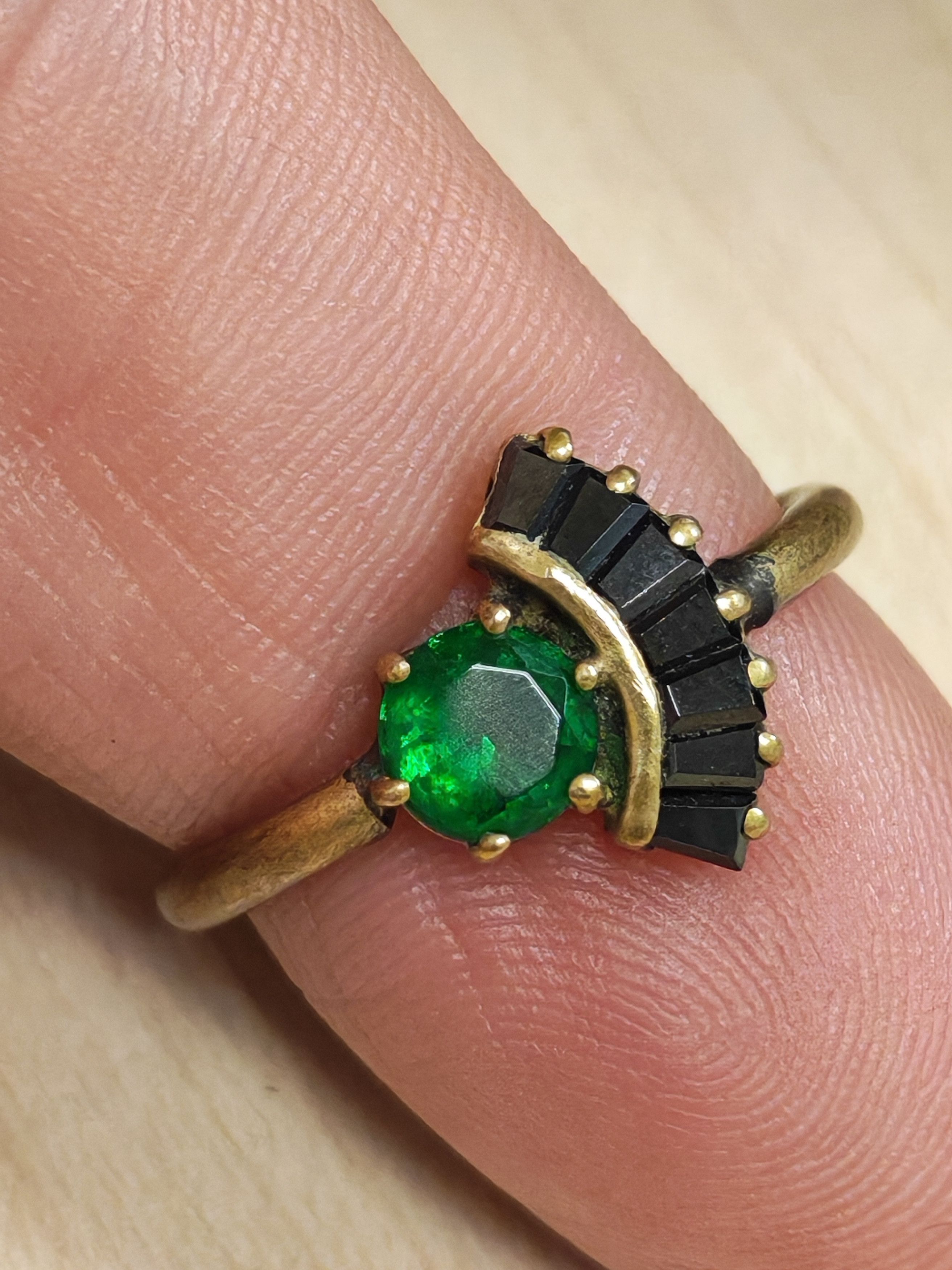 Vintage Vintage Iosselliani ring silver gold plated 19mm size Size ONE SIZE - 2 Thumbnail