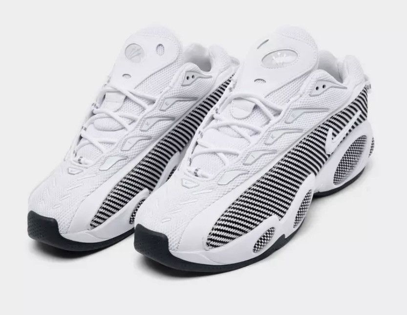 Nike Nike nocta glide white black drake ovo leather sneaker Size US 15 / EU 48 - 3 Thumbnail
