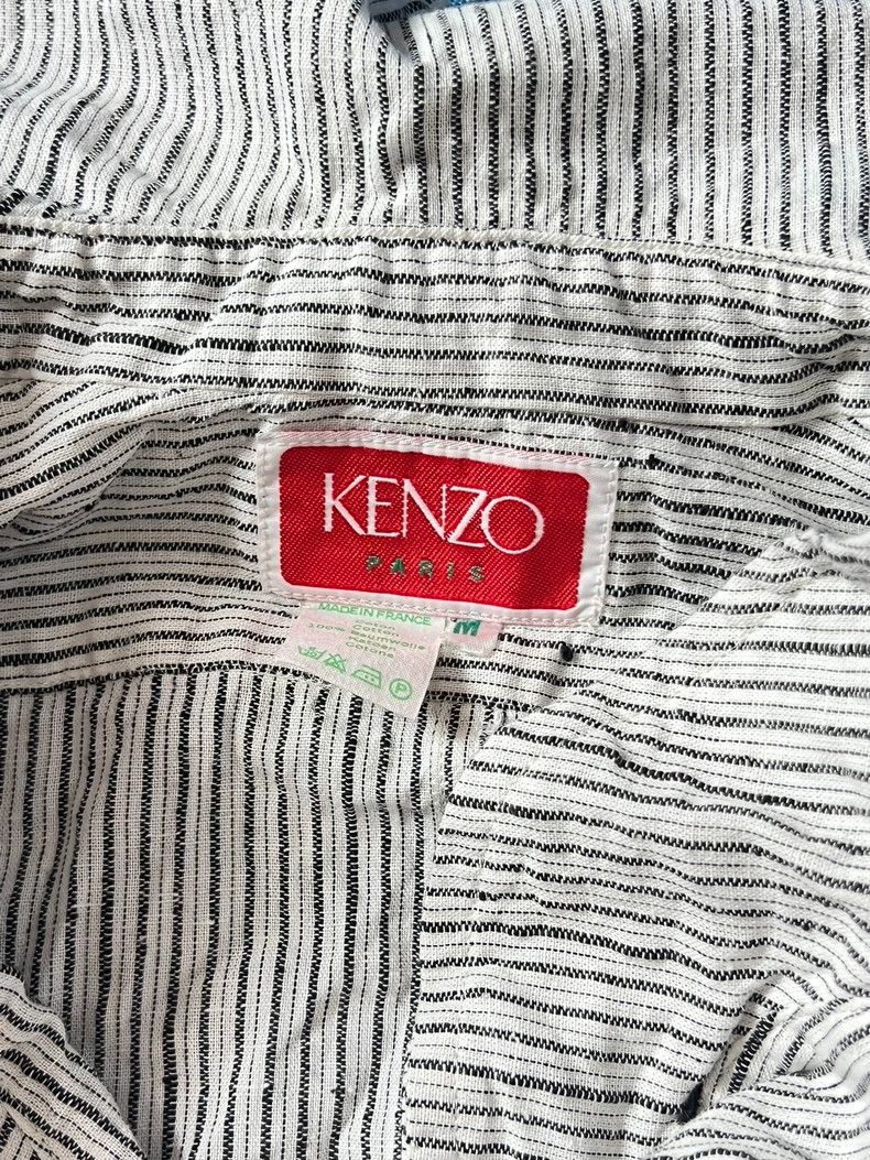 Kenzo KENZO Black and white petal striped dress vintage Size M / US 6-8 / IT 42-44 - 9 Thumbnail