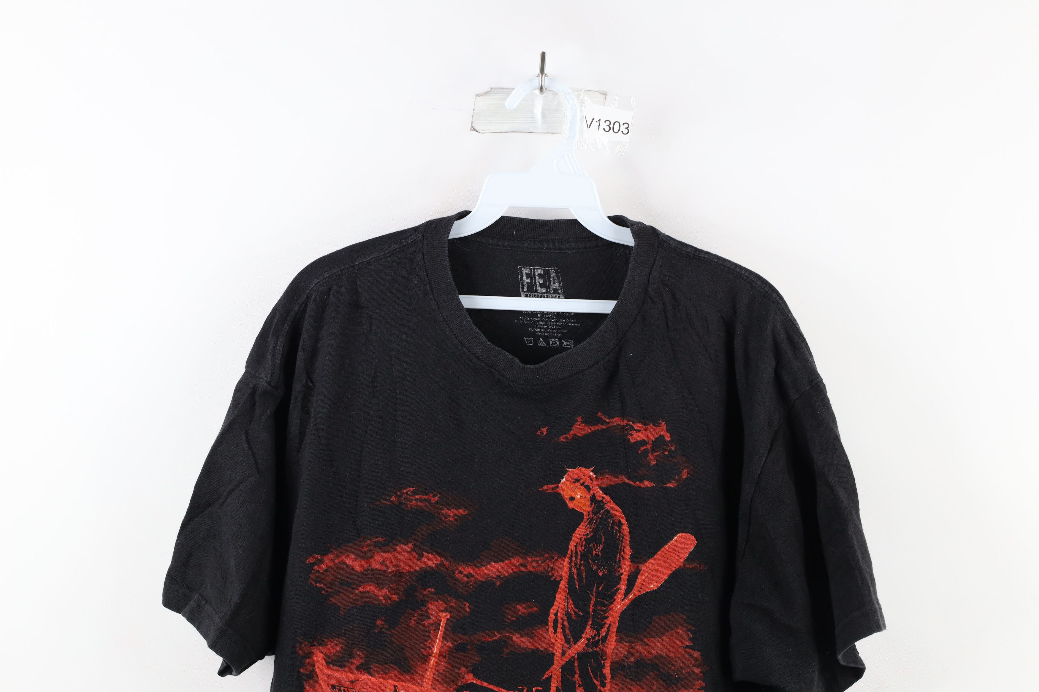 Vintage Vintage Streetwear Friday the 13th Jason Halloween T-Shirt Size US XL / EU 56 / 4 - 2 Thumbnail