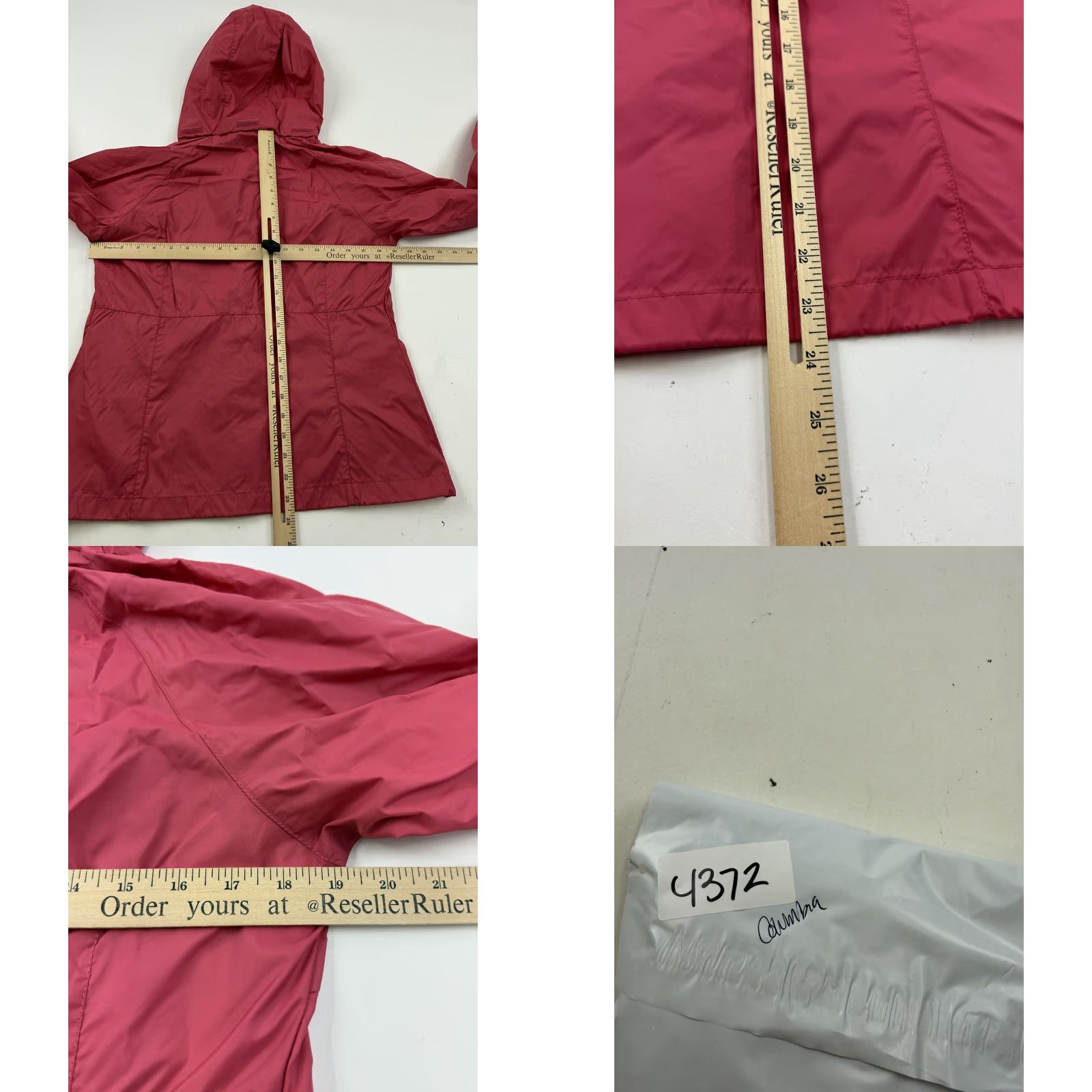 Pinko Columbia Jacket Womens Medium Pink Hooded Windbreaker Full Zip Pockets Outdoor Size M / US 6-8 / IT 42-44 - 8 Thumbnail
