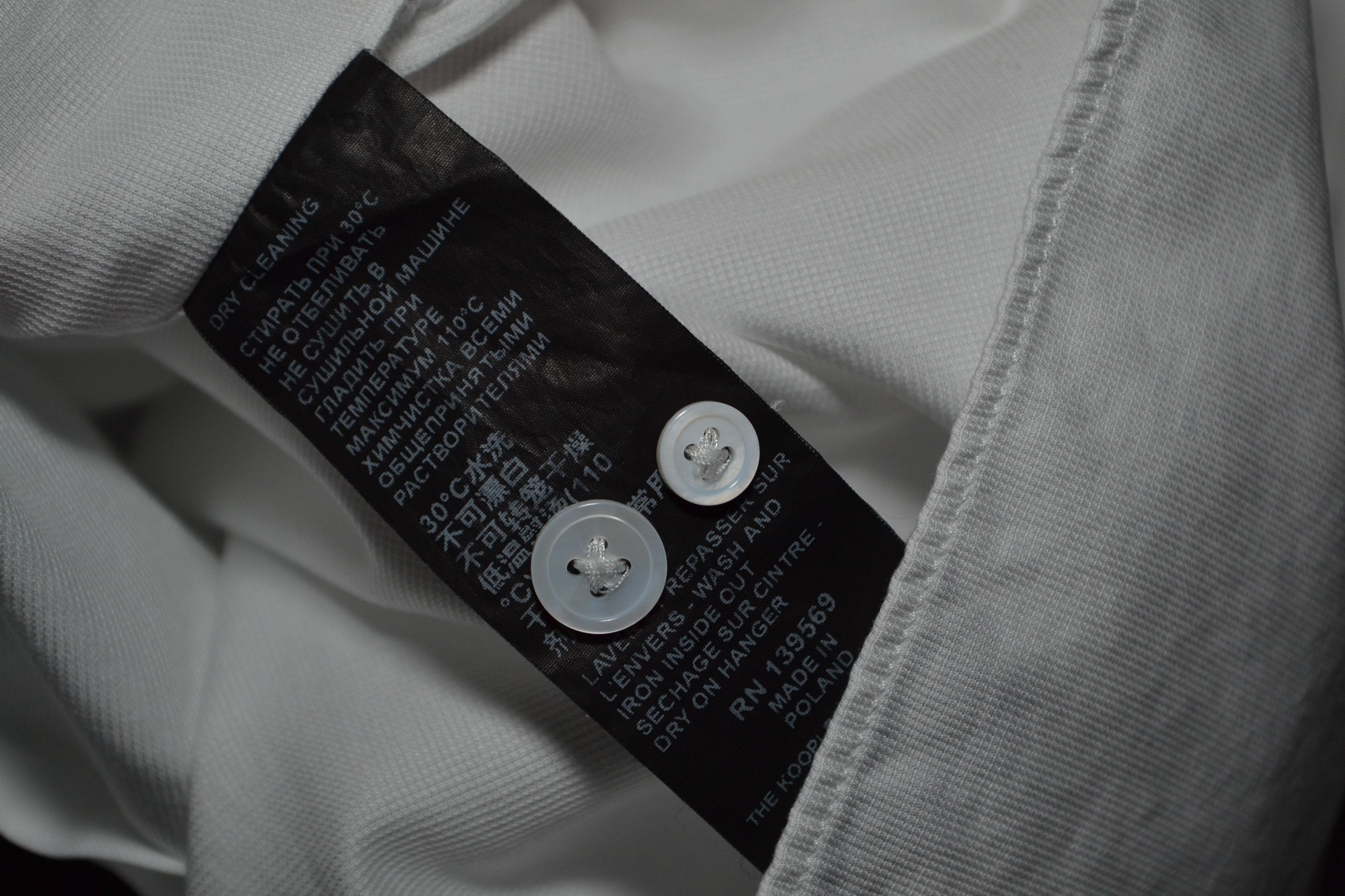 The Kooples The Kooples White Shirt Banded Collar XS Royal Mandarin Size US XS / EU 42 / 0 - 11 Thumbnail
