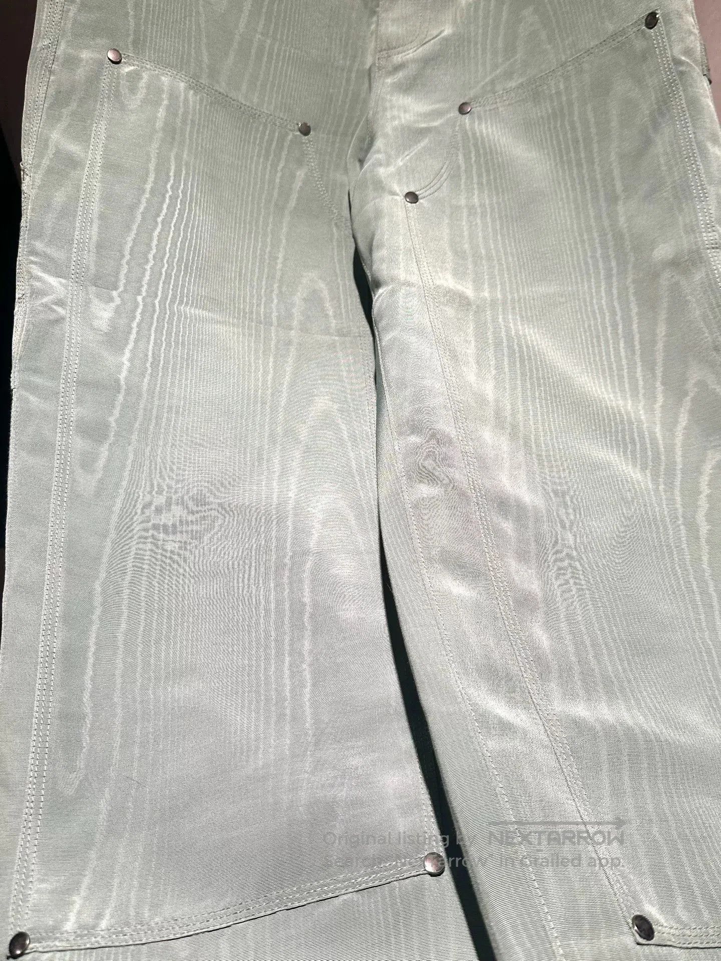 Brain Dead Brain Dead Metallic Nylon Double Knee Cargo Pants. Size US 30 / EU 46 - 6 Thumbnail