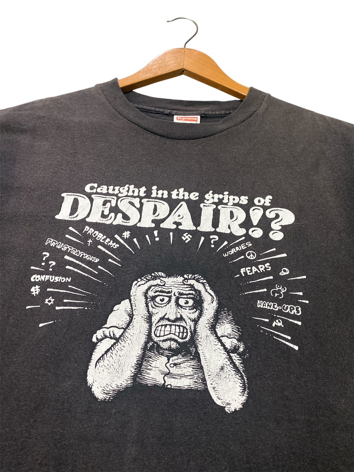 Supreme × Vintage SUPREME ROBERT CRUMB “COUGHT IN THE GRIPS OF DESPAIR” TEE 🔥 Size US M / EU 48-50 / 2 - 5 Thumbnail
