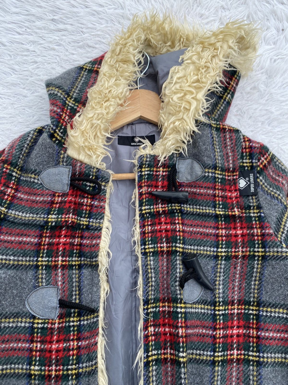 Super Lovers Rare Vintage Super Lovers Wool Long Jacket Size M / US 6-8 / IT 42-44 - 13 Thumbnail