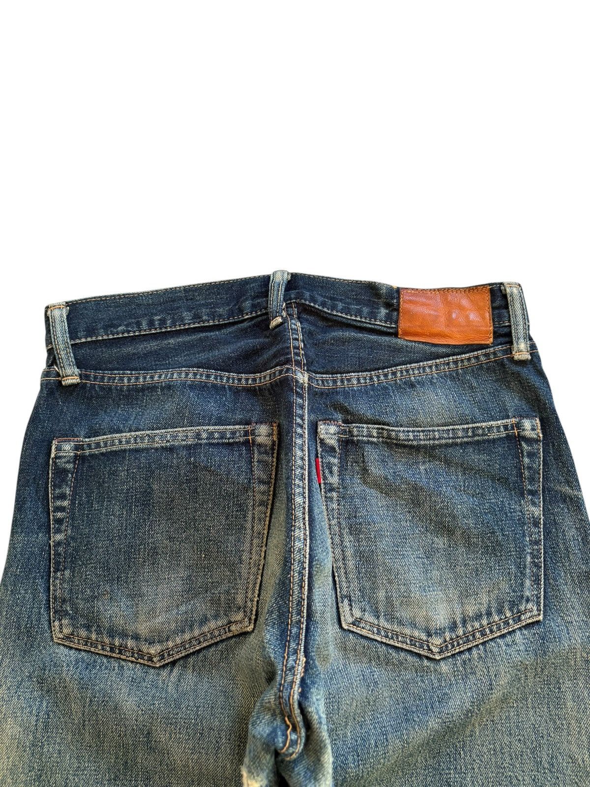 Japanese Brand Vintage Japanese Brand Selvedge Rusty Mud Wash Loose Jeans Size US 28 / EU 44 - 9 Thumbnail