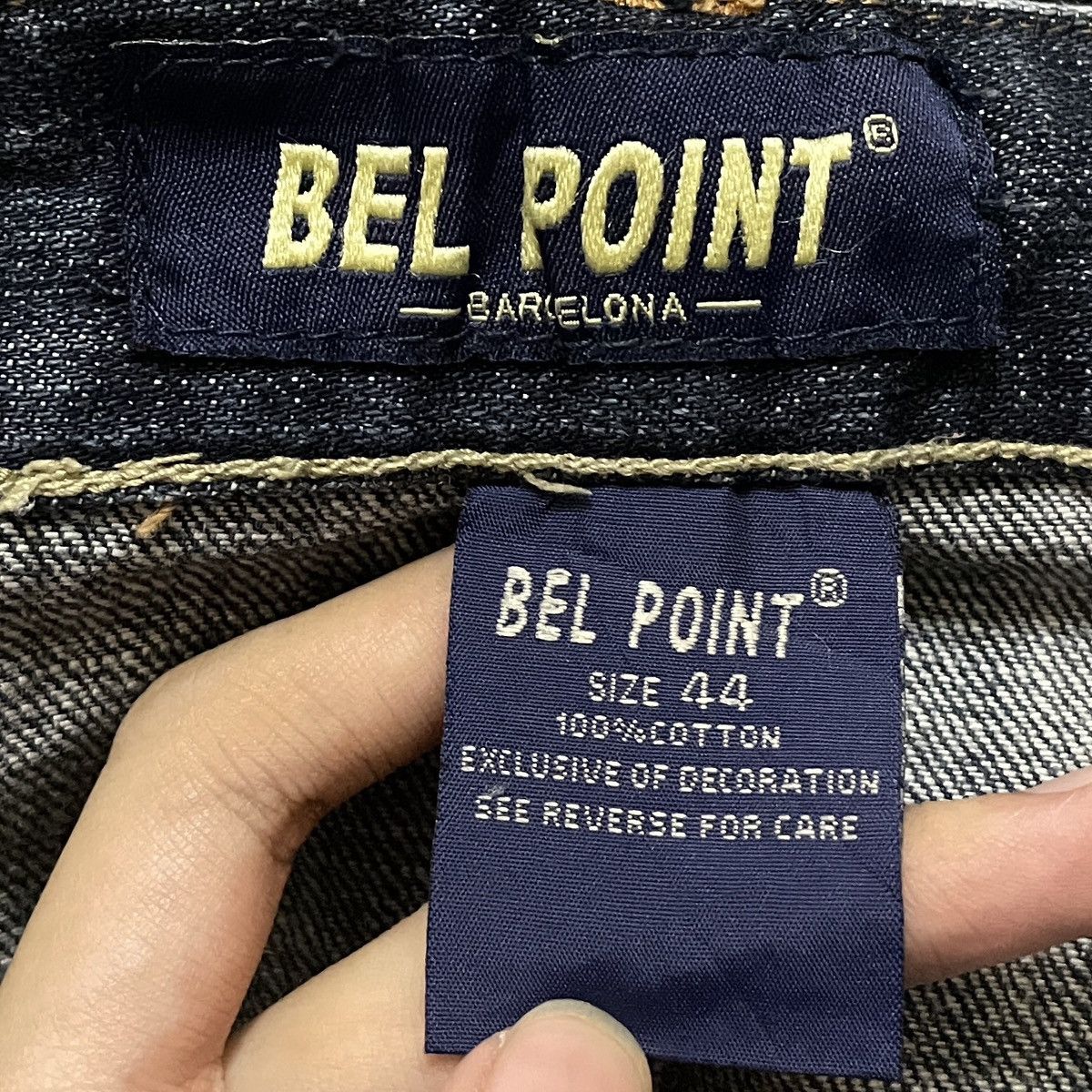 Vintage Vintage Japanese Brand Bel Point Tactical Jeans 1990s Size US 44 / EU 60 - 9 Thumbnail