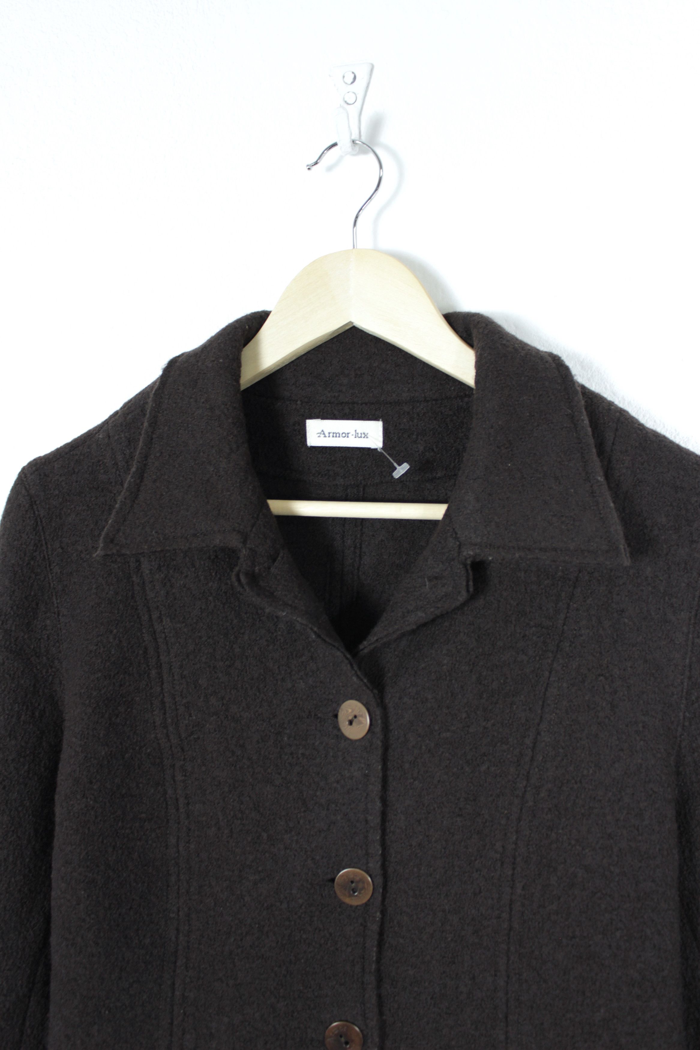 Armor-Lux Womens Armor Lux Wool Marine Blazer Jacket Size XL / US 12-14 / IT 48-50 - 3 Thumbnail
