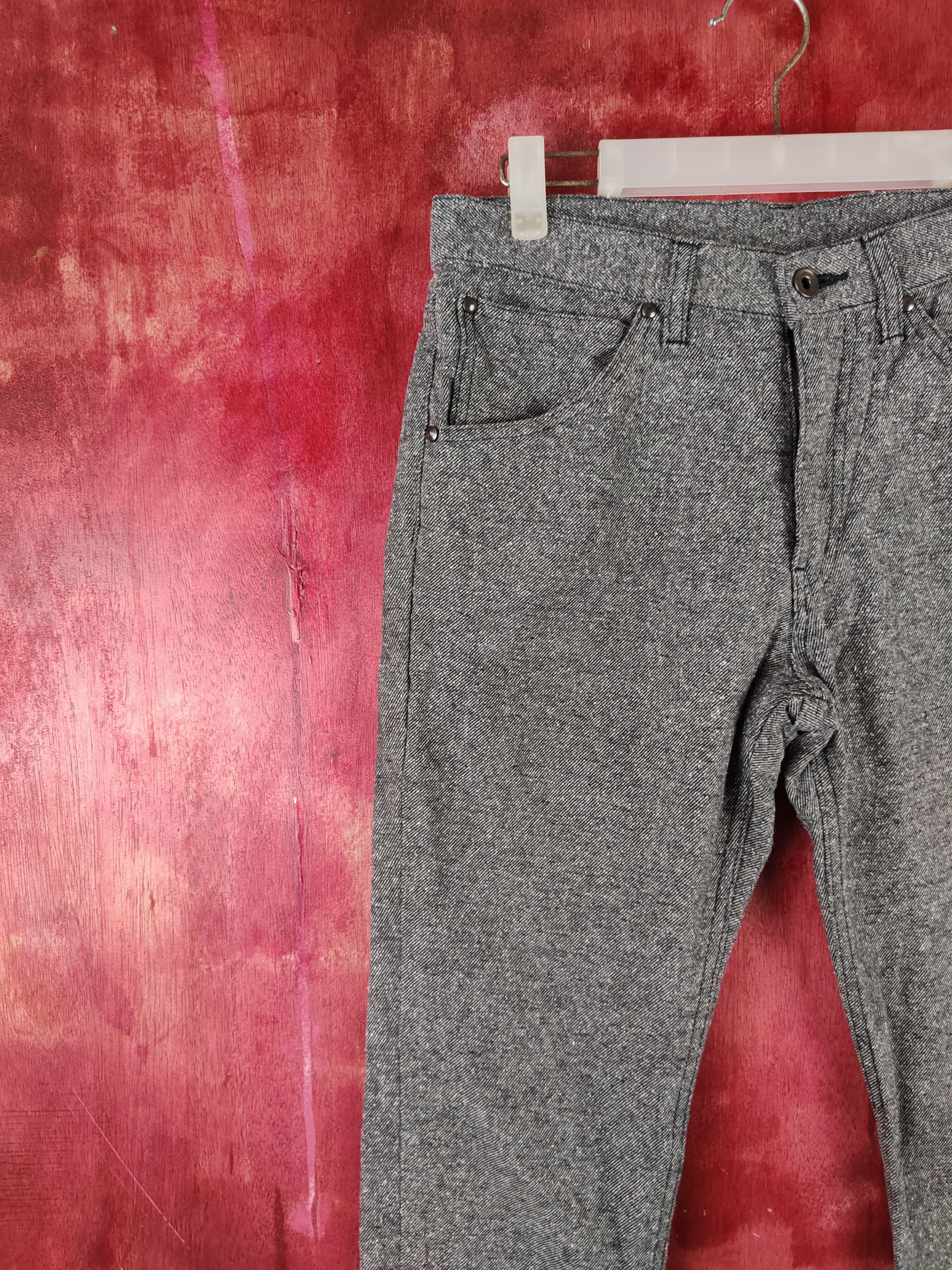 Japanese Brand Japanese vintage Grey Wool Trousers casual Pants N#S004 Size US 30 / EU 46 - 3 Thumbnail
