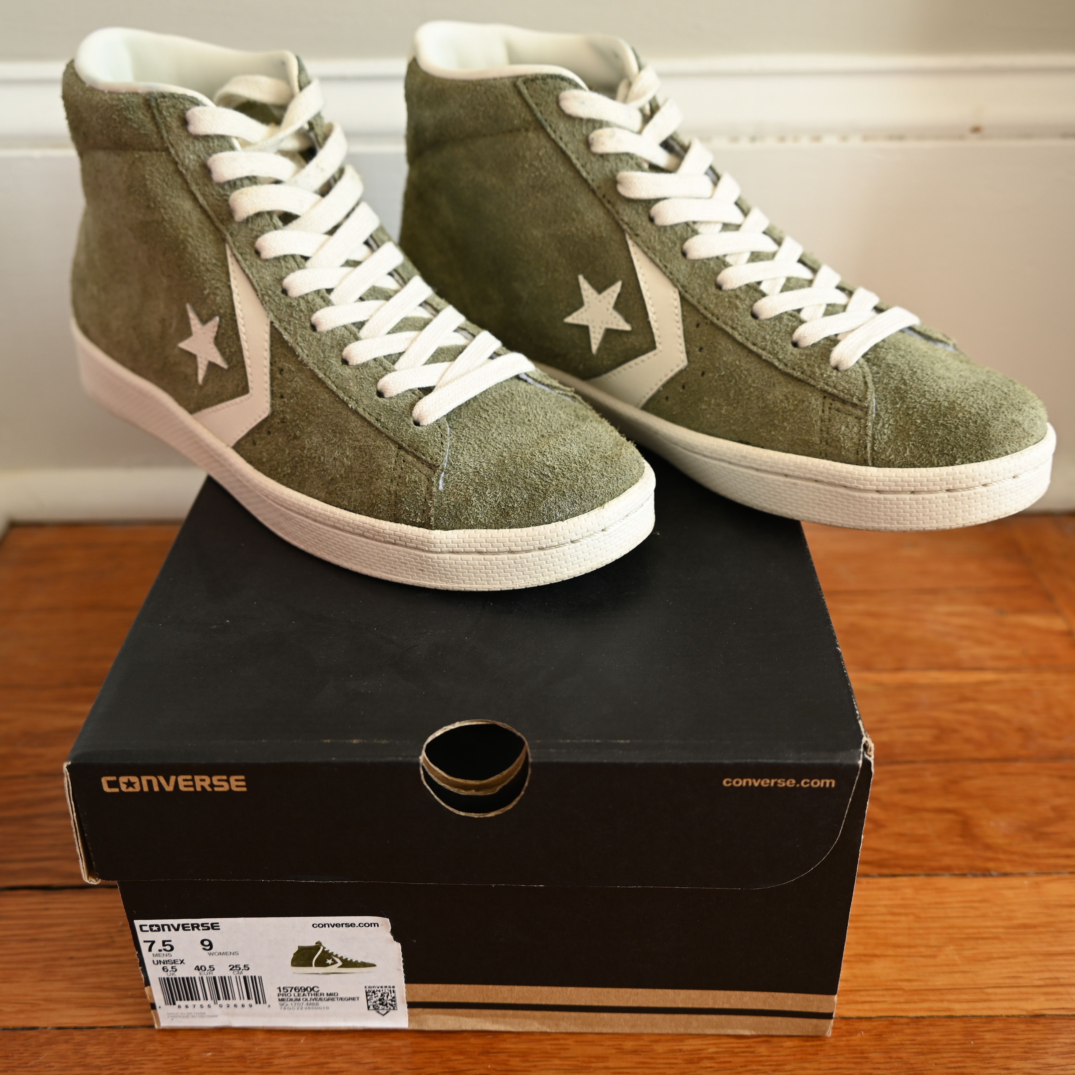 Converse Converse Pro Leather Suede Sneakers Grailed